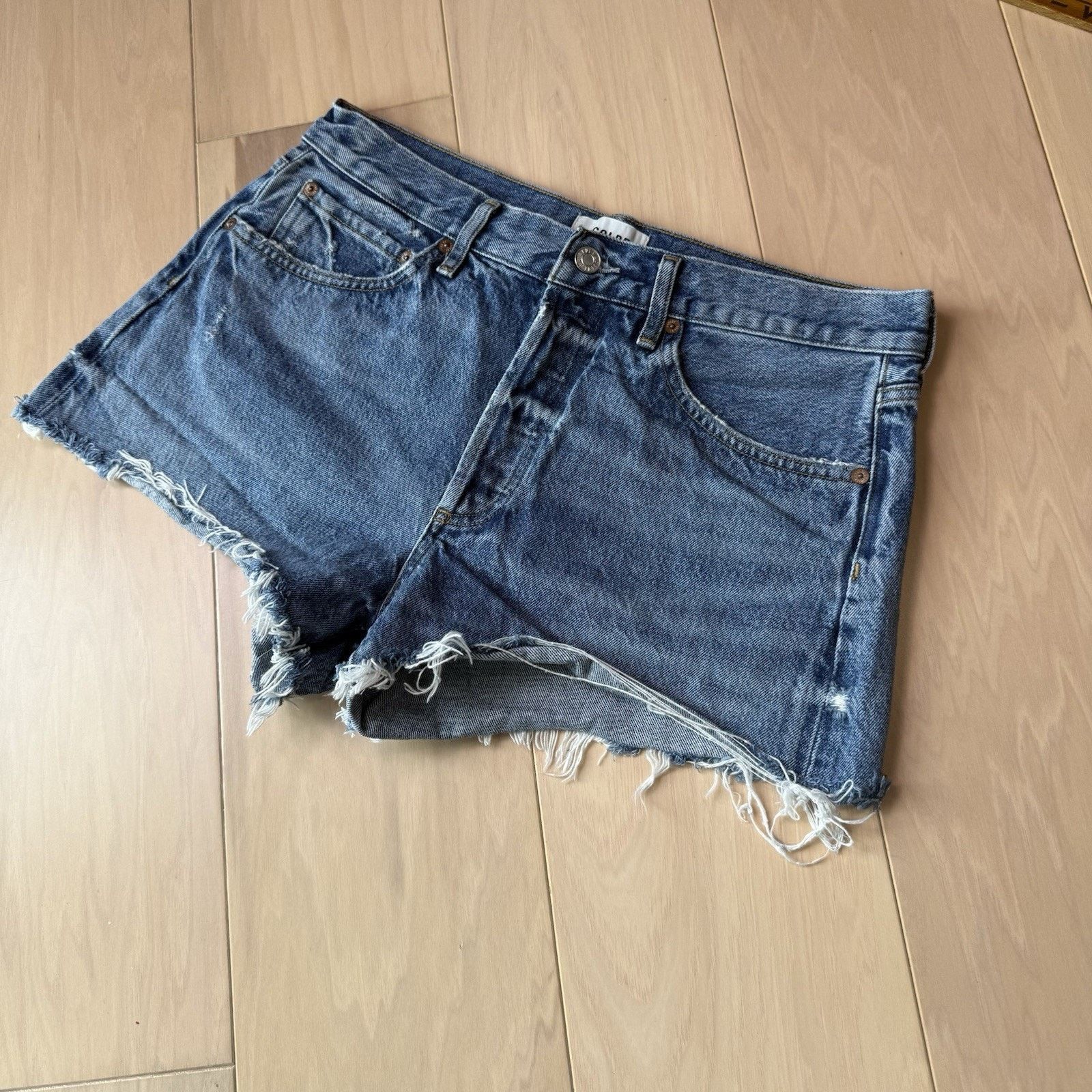 Agolde Agolde Parker Denim Shorts Women's 32 Blue Jorts Summer Size 32" / US 10 / IT 46 - 9 Thumbnail