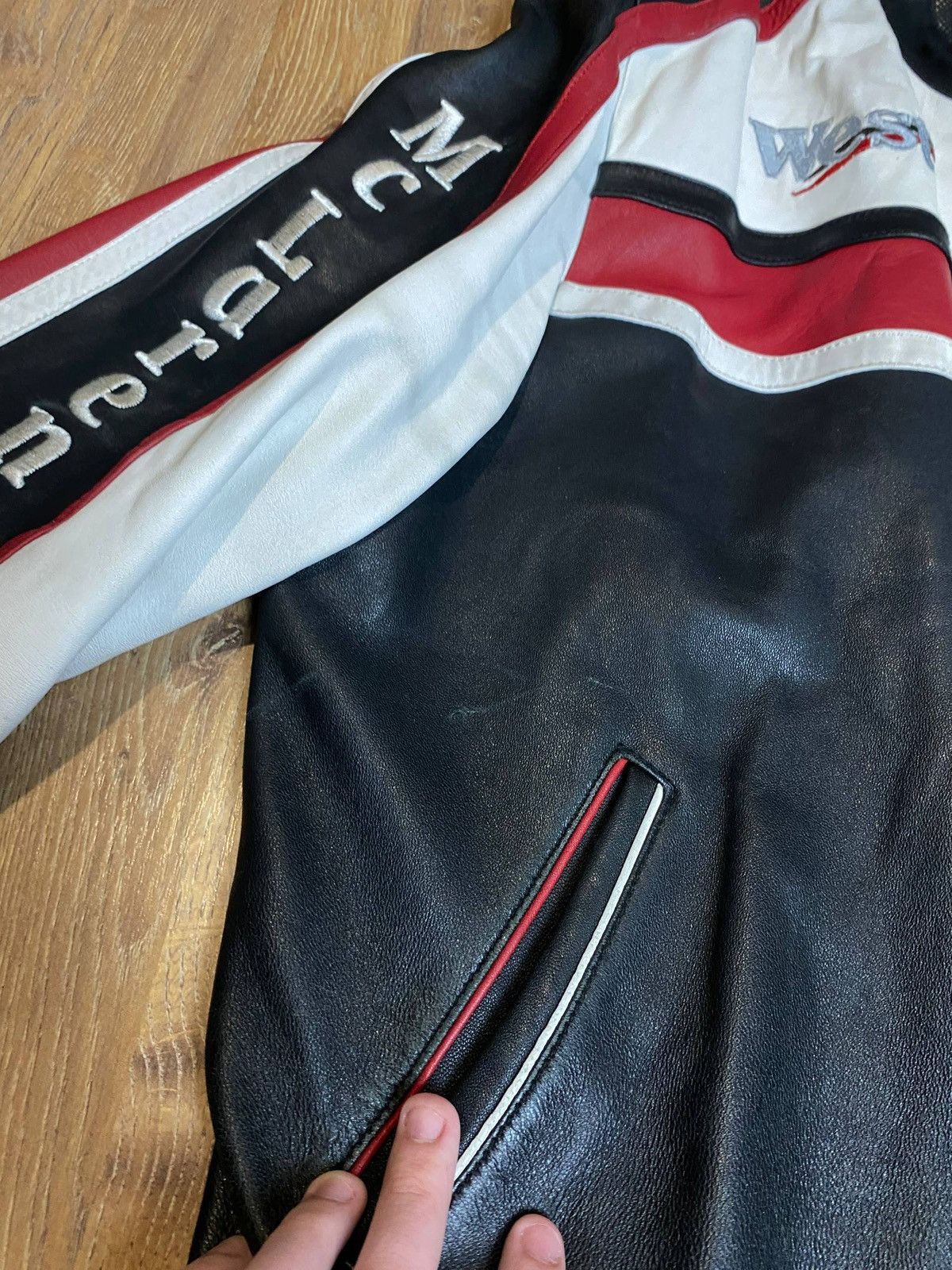 Other McLaren Mercedes Benz Vintage Leather Jacket Racing Nylon Size US XL / EU 56 / 4 - 8 Thumbnail