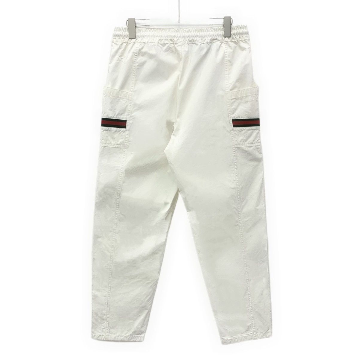Gucci Gucci White Stripe Webbing Cotton Casual Pants K26WX Size 28" / US 6 / IT 42 - 2 Thumbnail