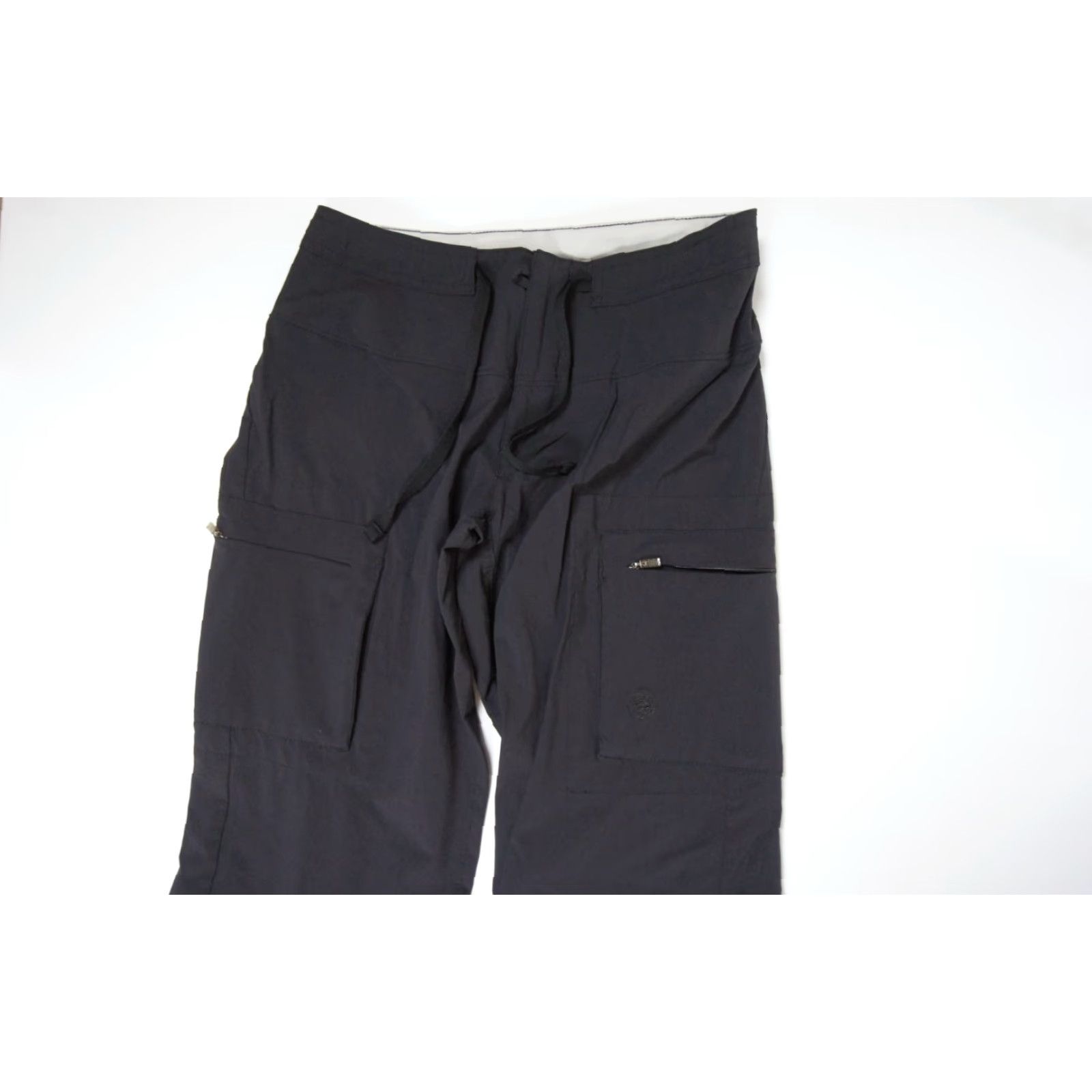 Mountain Hardwear Mountain Hardwear Cargo Pants Womens 2 Black Convertible Outdoor Stretch Size 26" / US 2 / IT 38 - 2 Thumbnail