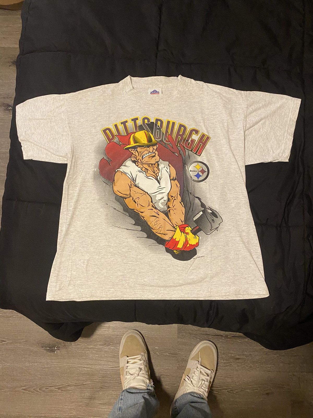Vintage 1995 Pittsburgh steelers breakthrough t shirt sz m Size US M / EU 48-50 / 2 - 1 Thumbnail
