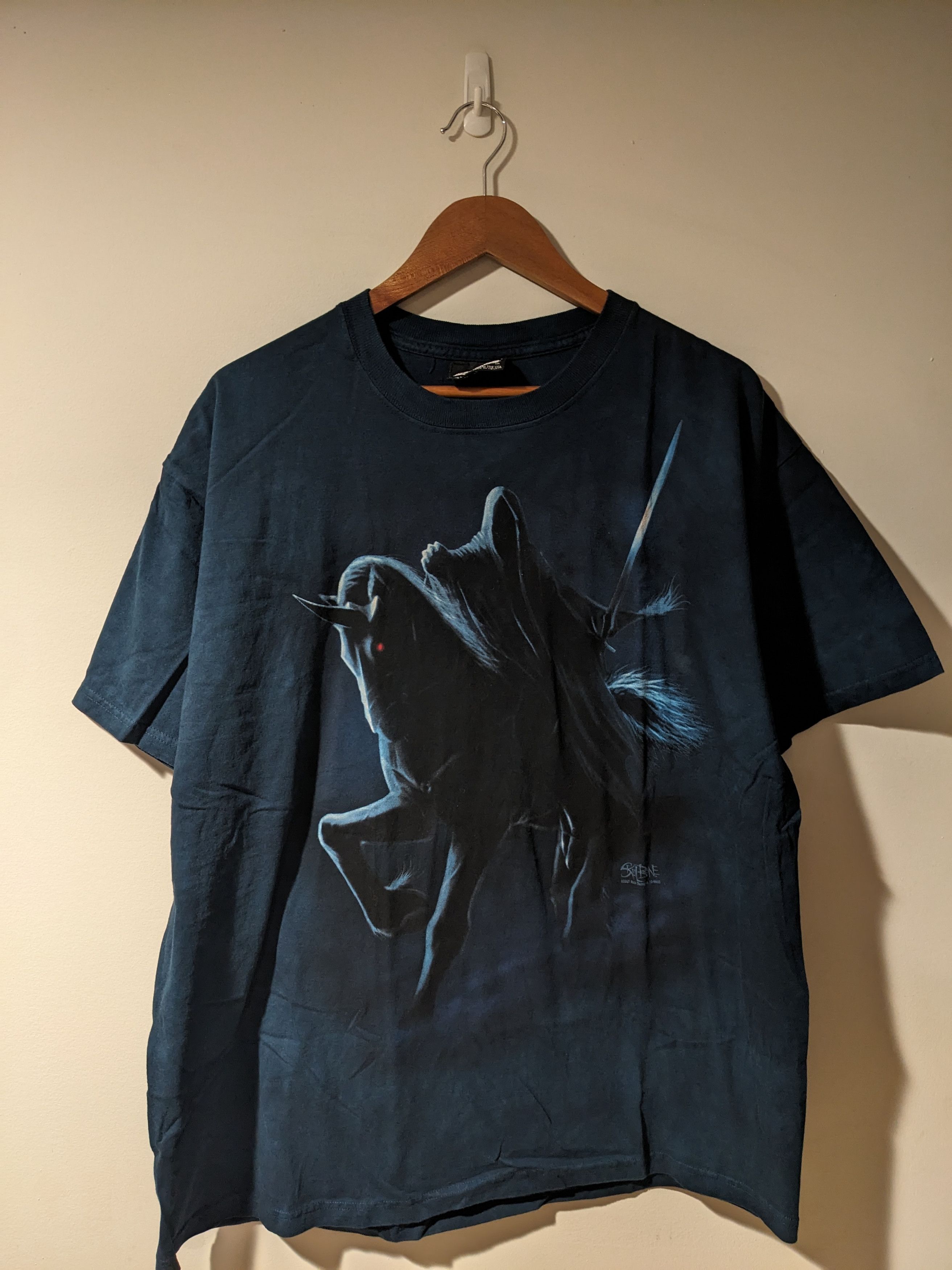 The Mountain × Vintage Vintage 2007 Grim Reaper Horse Death Skull X-Large T-Shirt Size US XL / EU 56 / 4 - 1 Thumbnail