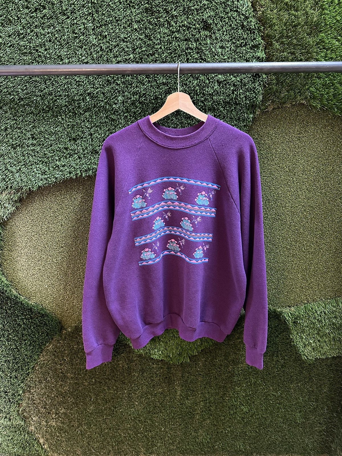 Vintage Vintage Hummingbirds Animal Flowers Crewneck Large Size US L / EU 52-54 / 3 - 1 Thumbnail
