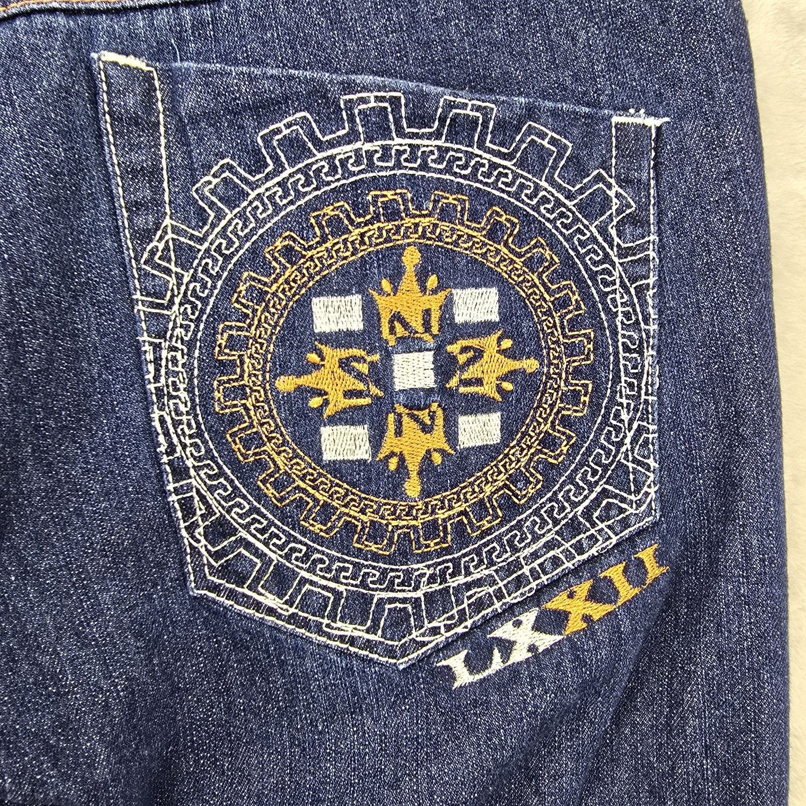 Other Vintage Notorious Big Jeans Fits 36x30 Embroidered Baggy Y2K Size US 36 / EU 52 - 11 Thumbnail