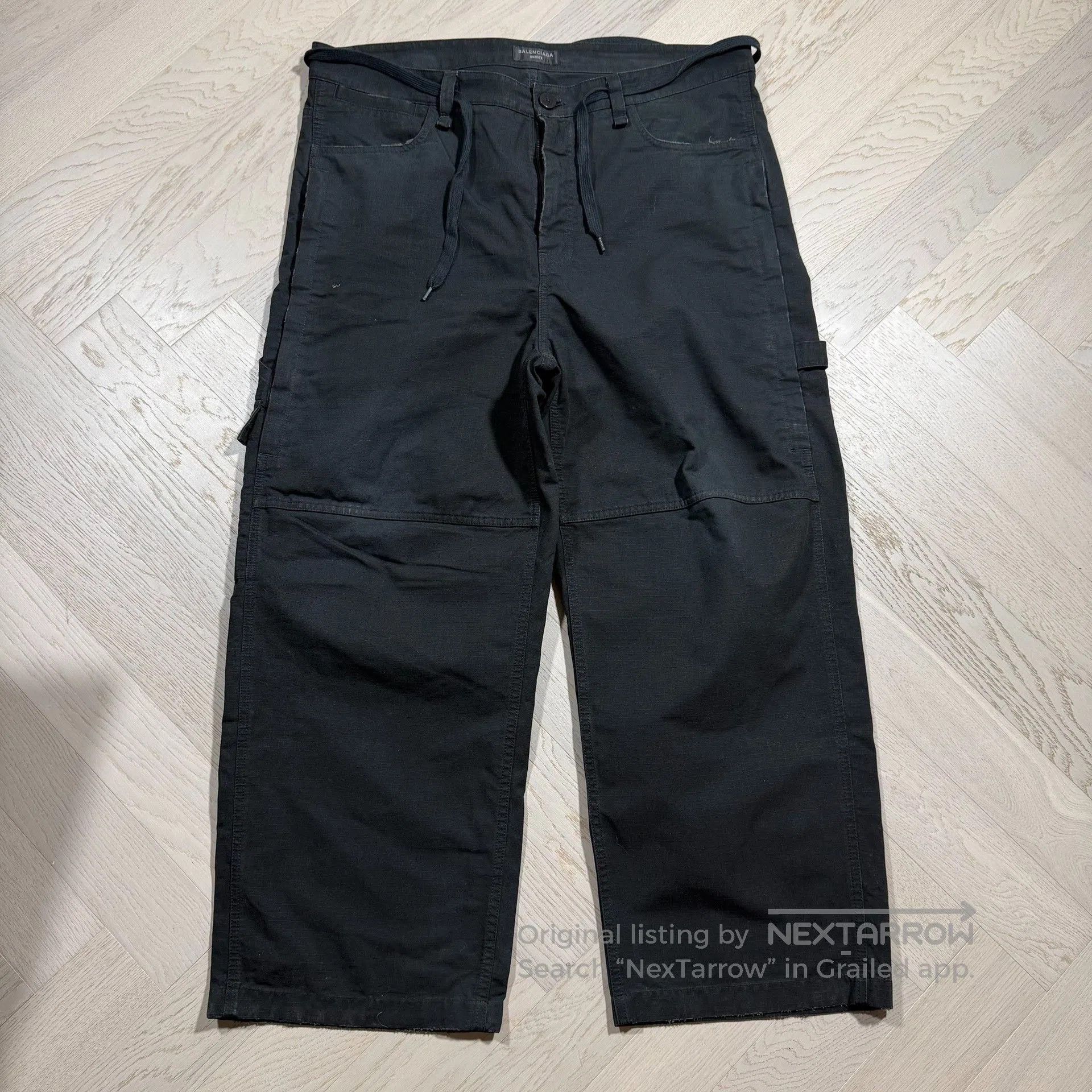 Visvim Balenciaga Washed Distressed Cargo Pants. Size US 30 / EU 46 - 1 Thumbnail