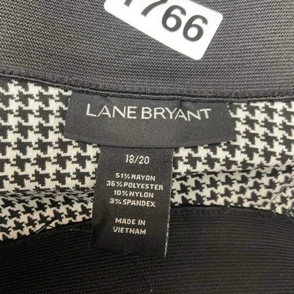 Other NWOT Lane Bryant Houndstooth Flared Career Skirt Women 18/20 Size 40" / US 18 - 4 Thumbnail