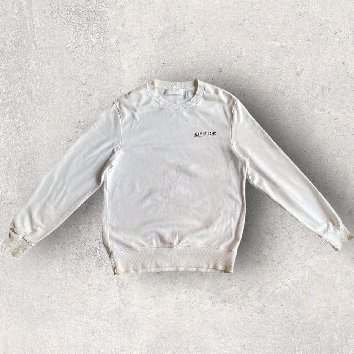 Helmut Lang AW18 Logo Sweater Size US L / EU 52-54 / 3 - 2 Thumbnail