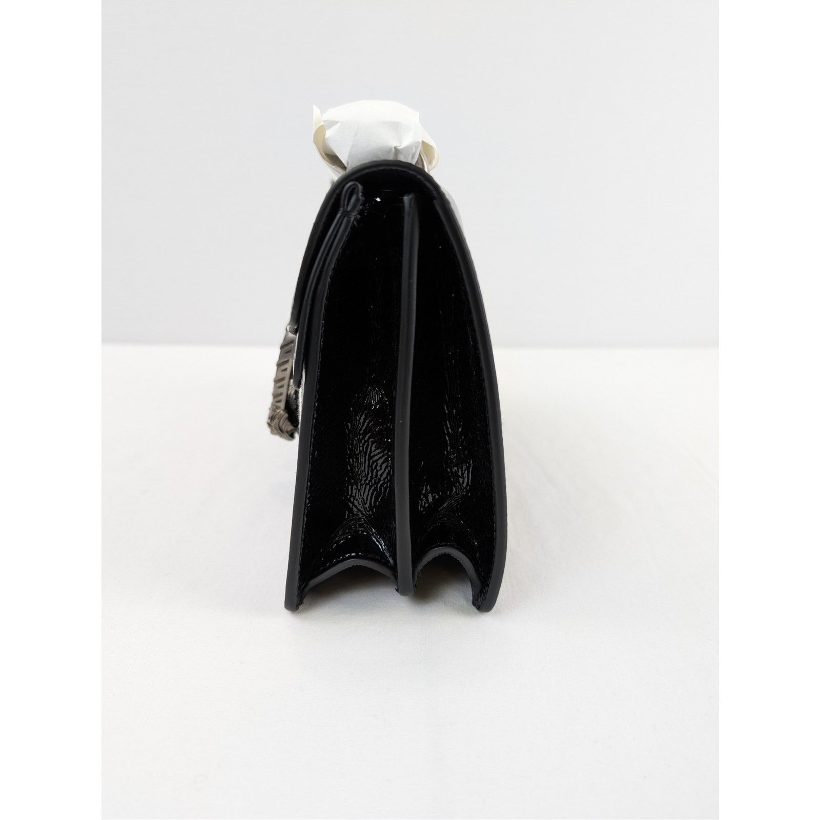 Gucci o1rshd1 Dionysus Shoulder Bag in black Patent Calf Leather Size ONE SIZE - 4 Thumbnail