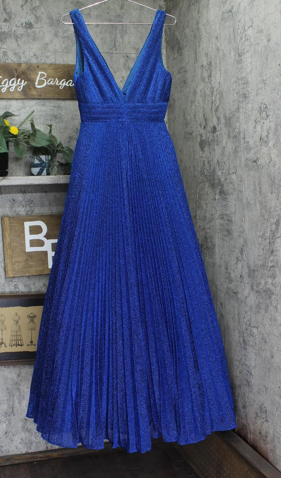 Other Nwt Ieena By Mac Duggal Dress Gown Royal Navy Blue 4 Size S / US 4 / IT 40 - 2 Thumbnail