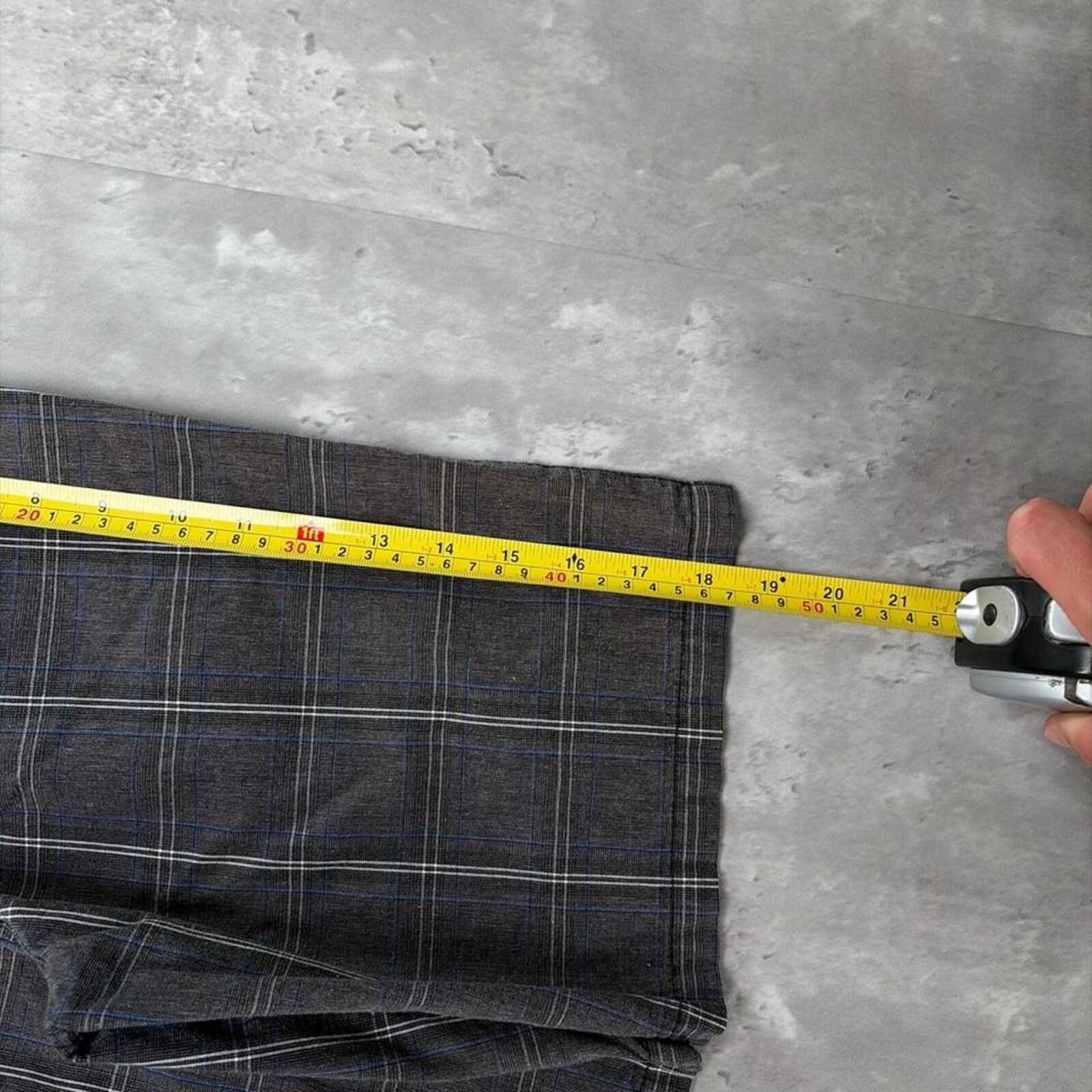 Other Y2K Grey Micros Grunge Plaid Gothic Skater Shorts Size 27" / US 4 / IT 40 - 6 Thumbnail