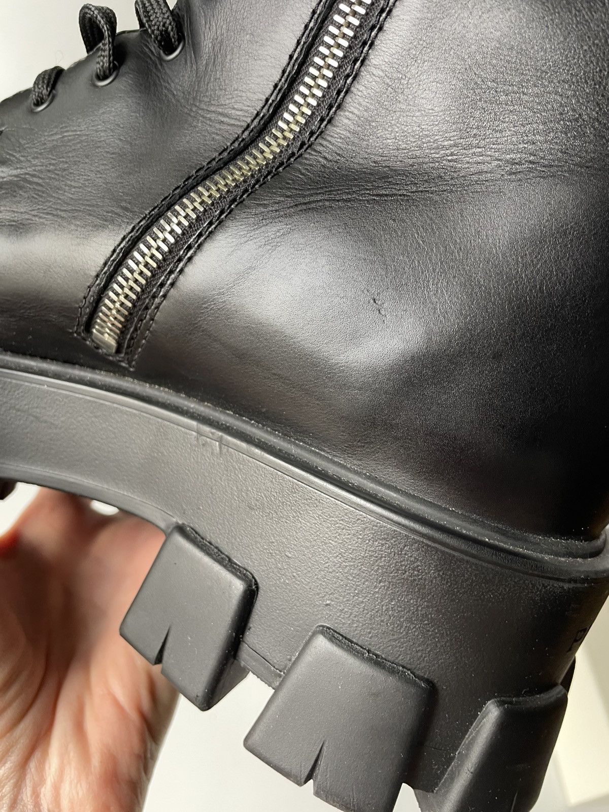 Prada Prada tall combat boots Size US 8 / EU 41 - 11 Thumbnail