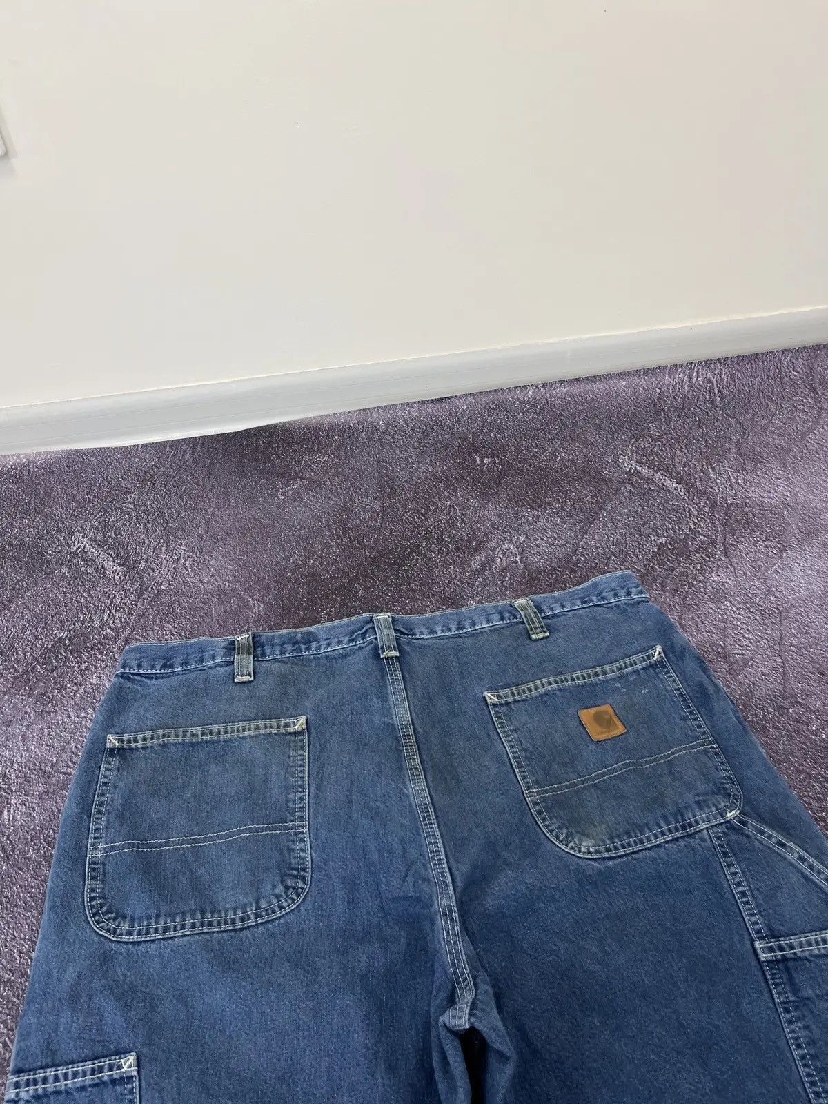 Carhartt × Vintage Vintage Carhartt Dungaree Fit Denim Blue Hype Baggy Jeans Size US 38 / EU 54 - 5 Thumbnail