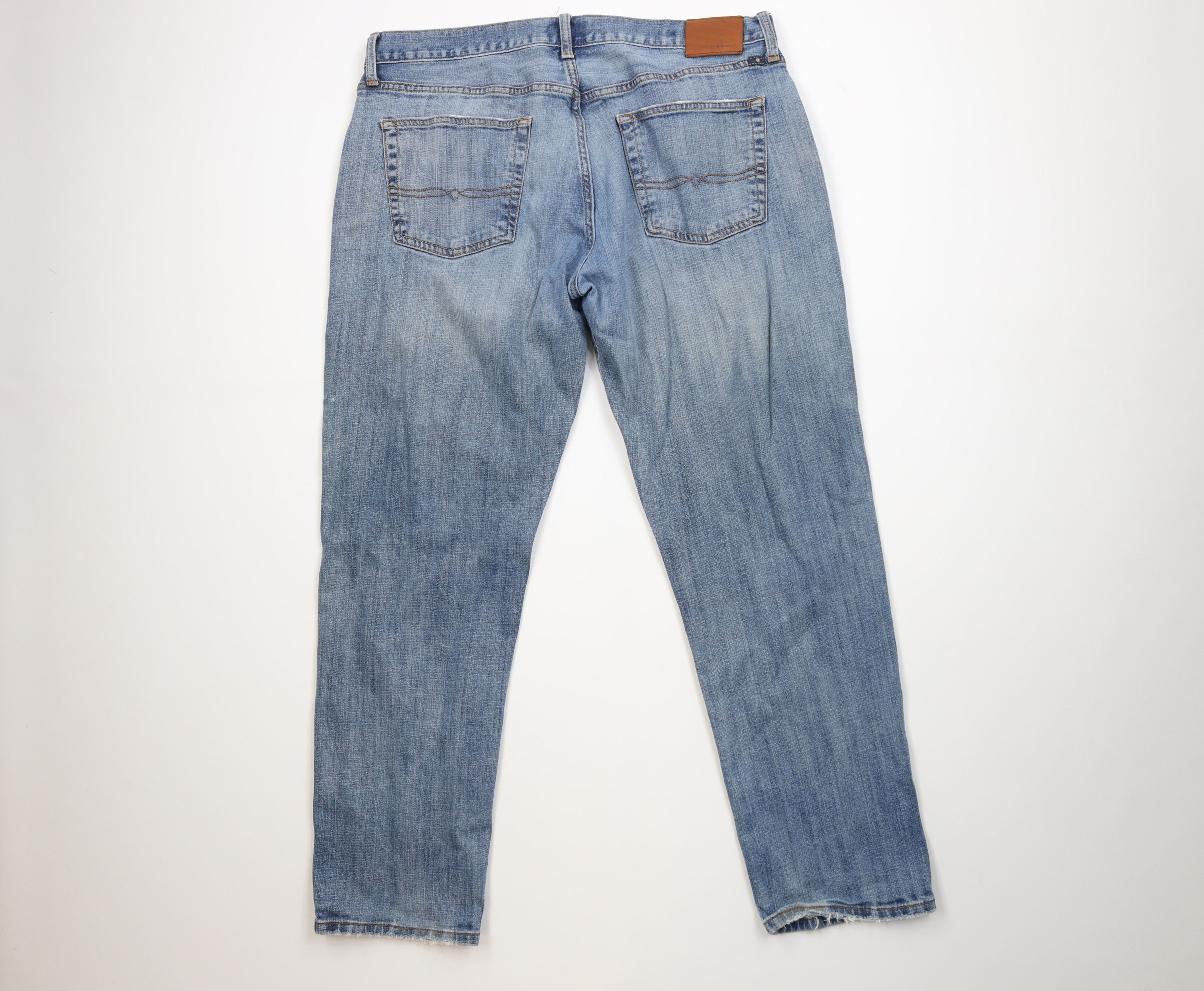 Vintage Vintage Y2K Lucky Brand Stretch 221 Original Straight Jeans Size US 38 / EU 54 - 12 Thumbnail