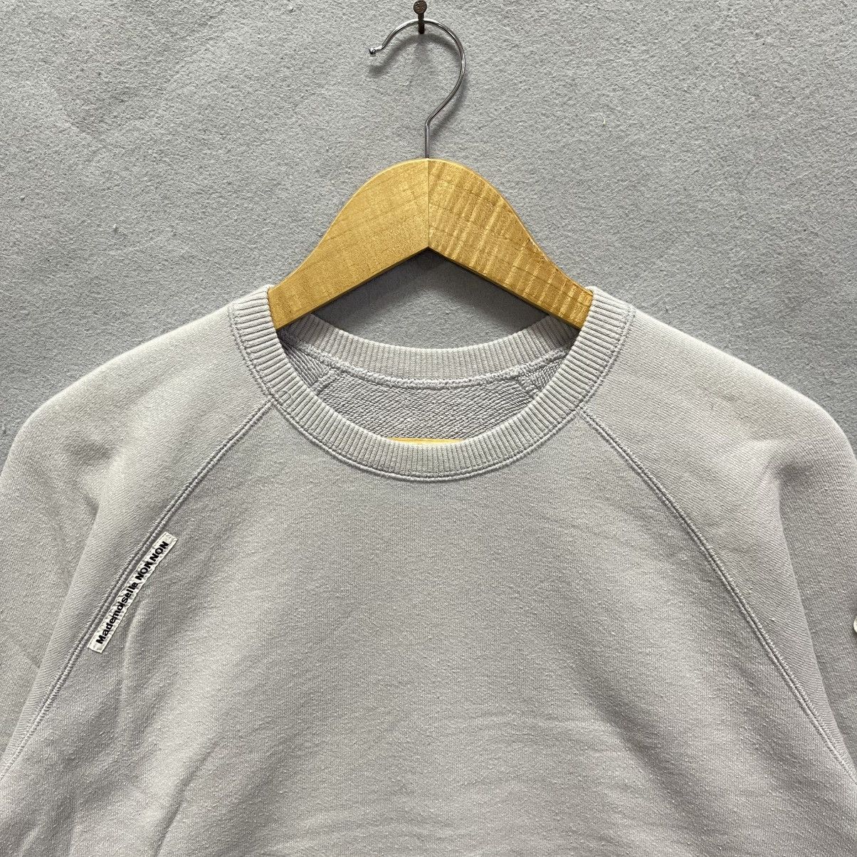 Mademoiselle Non Non Vintage 1990s Mademoiselle Non Non by Papas Sweatshirt Gray Size M / US 6-8 / IT 42-44 - 4 Thumbnail