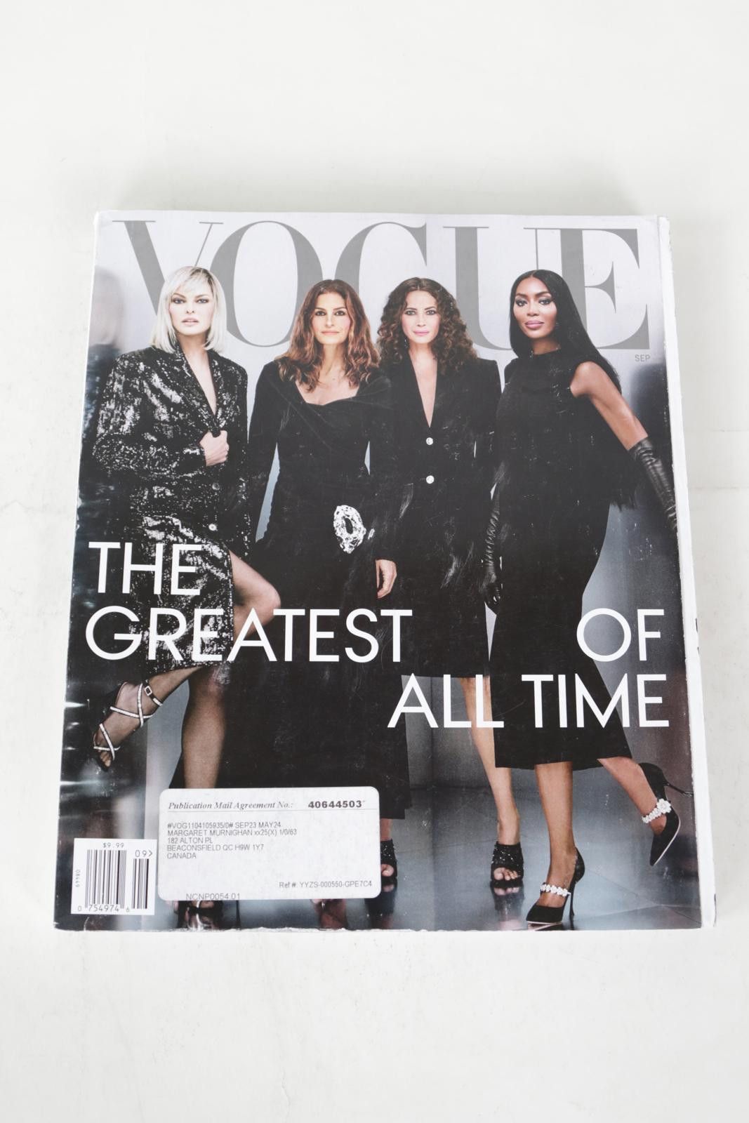 Vogue 2023' Vogue September The Greatest Of All Time Magazine Size ONE SIZE - 1 Thumbnail