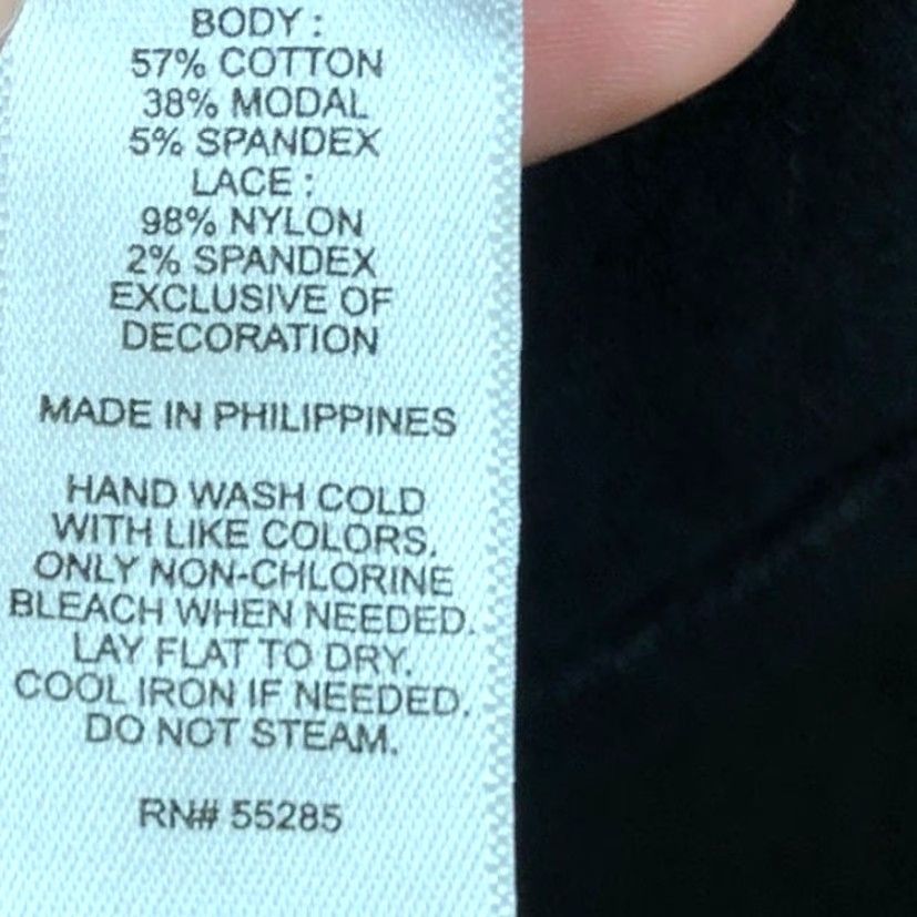 Express Express Blouse Women V-Neck Black Sleeveless Stretch Lace Slim Large - Party Workwear Casual Size L / US 10 / IT 46 - 7 Thumbnail