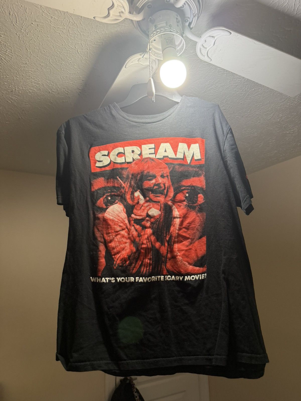 Other “What’s Your Favorite Scary Movie?” Graphic T-Shirt Black L Size US L / EU 52-54 / 3 - 1 Thumbnail