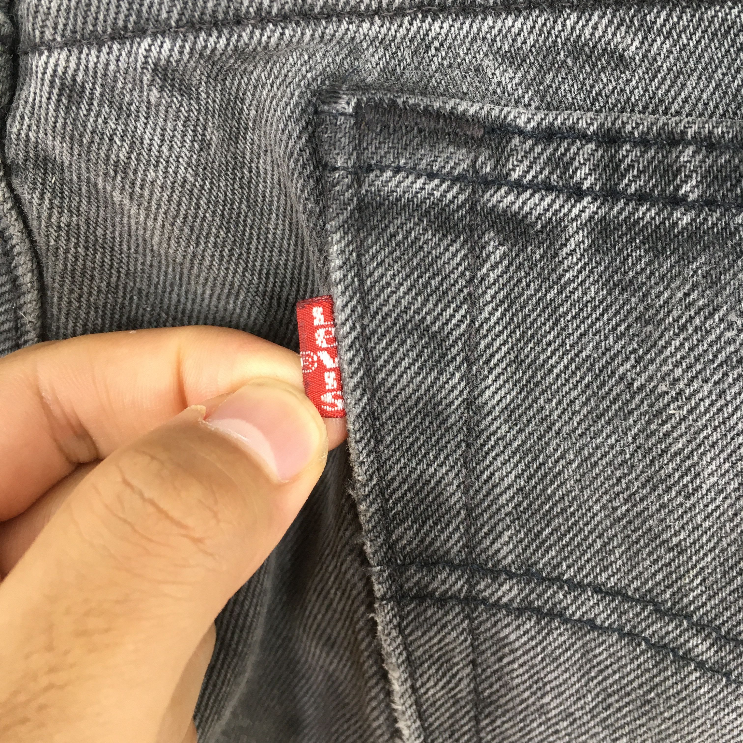 Levi's Size 29x28.5 Vintage 90s Levi's 501 Black Jeans S1051 Size US 29 - 12 Thumbnail
