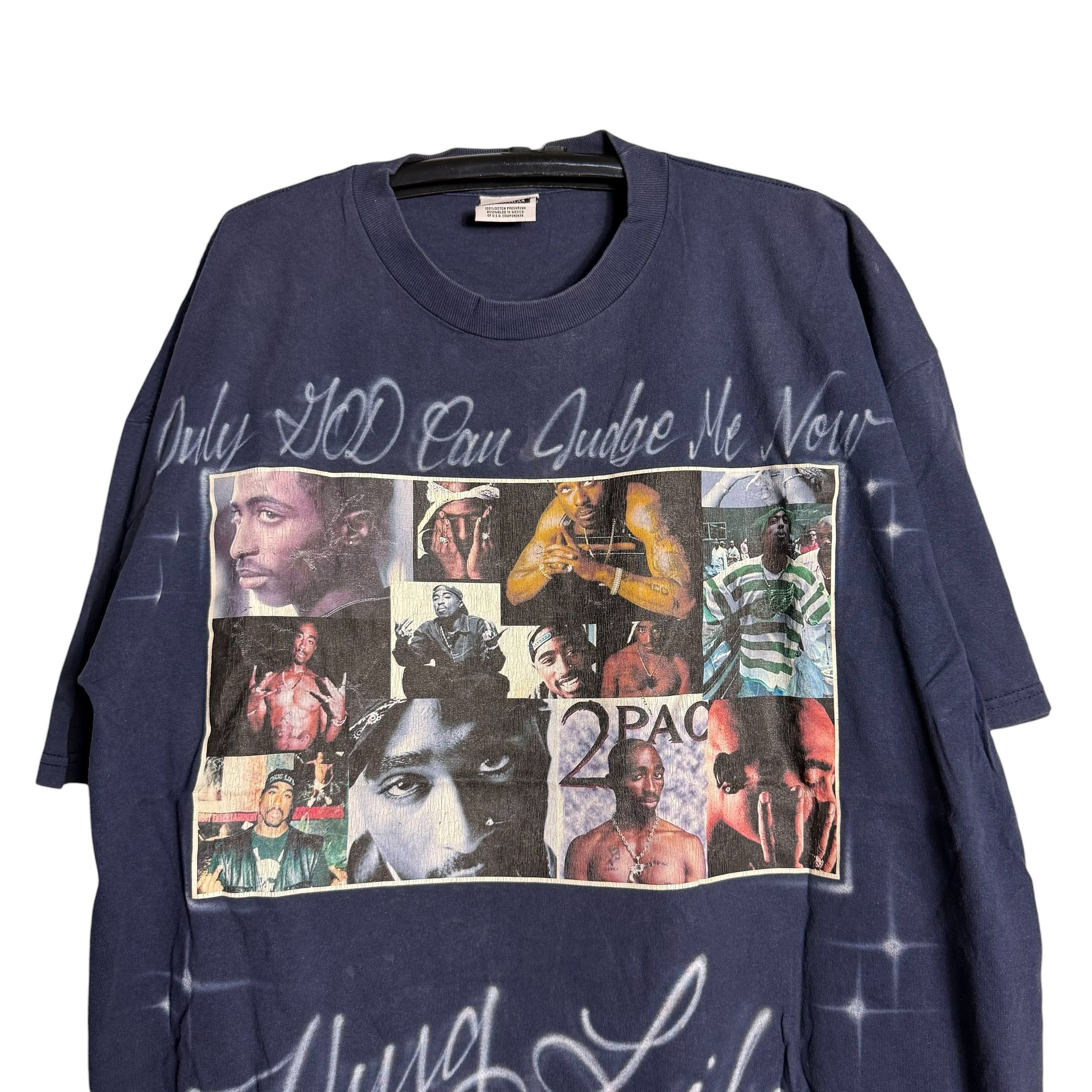 Rap Tees 🔥RARE🔥Vintage Tupac Shakur Memorial Rap Oversized T-shirt Size US XXL / EU 58 / 5 - 2 Thumbnail