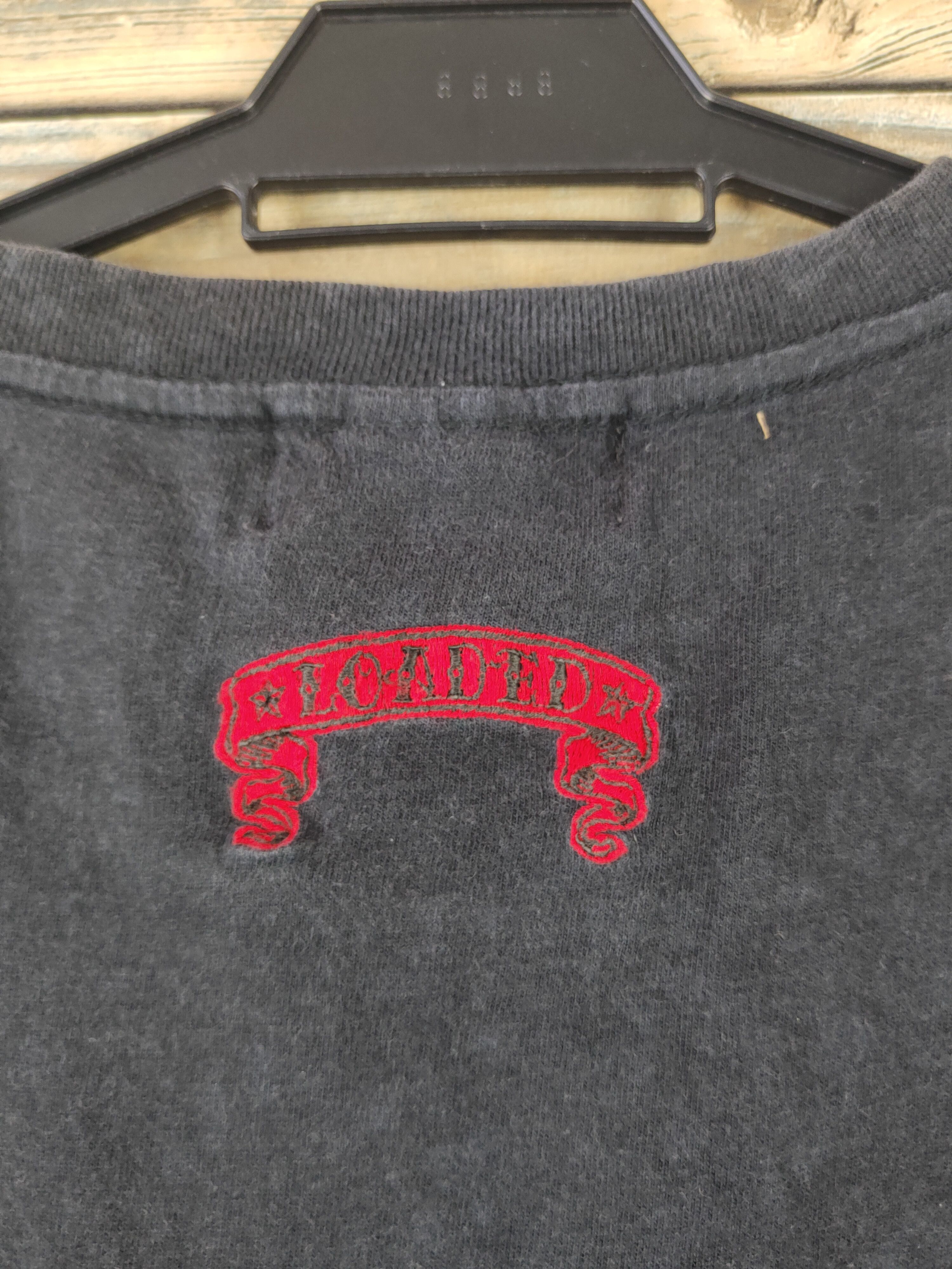 Japanese Brand DL Loaded Black Short Sleeve T-shirt #637 Size US L / EU 52-54 / 3 - 8 Thumbnail
