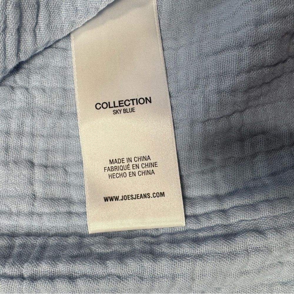 Joe's NWT New $158 Joe's Cotton Gauze Camp Sky Blue Shirt Size XX Size US XXL / EU 58 / 5 - 7 Thumbnail