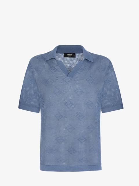 Fendi o1s1wg110425 Polos in Blue Size US XL / EU 56 / 4 - 1 Preview