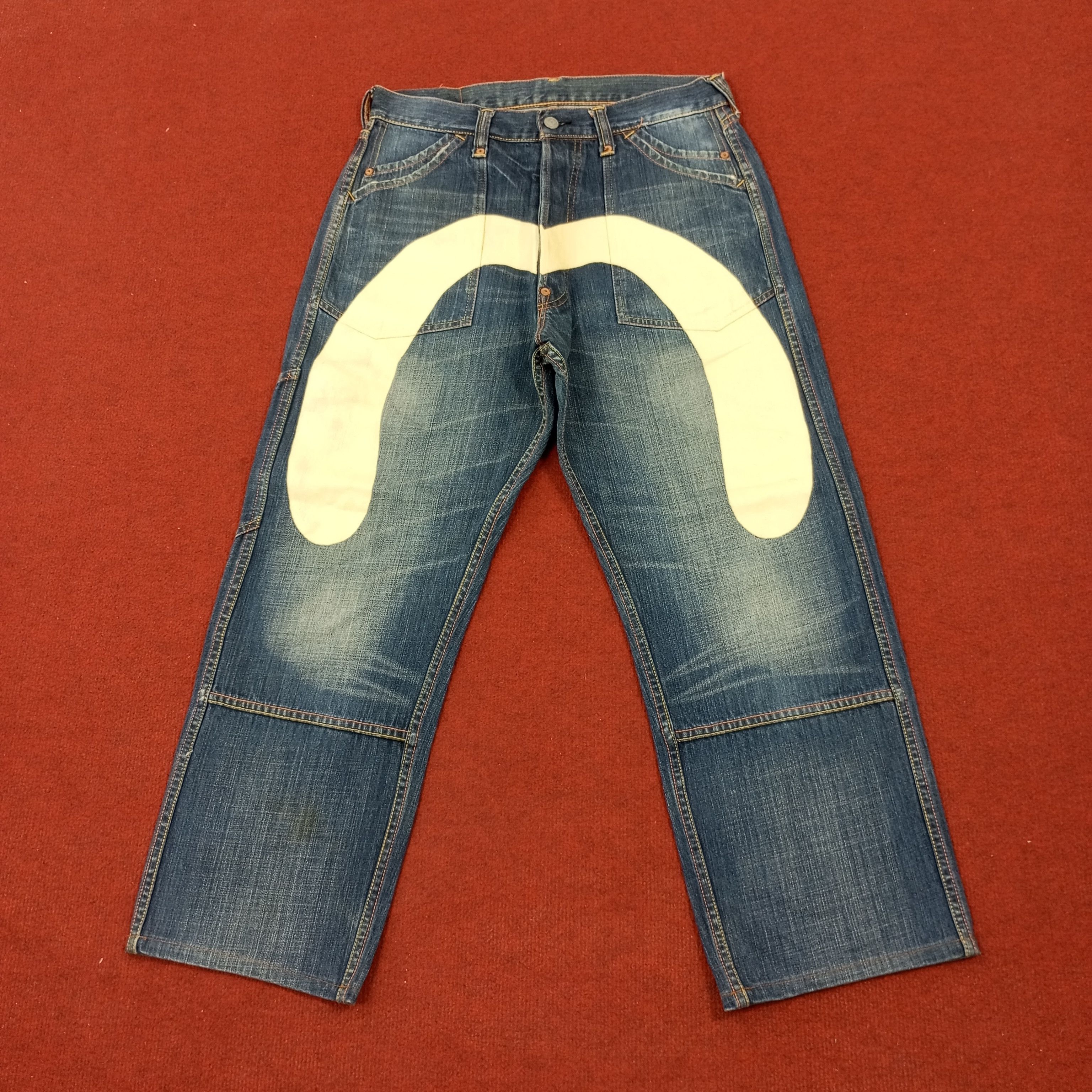 Evisu Japanese Brand Fashion Style Custom Daicock Jeans
