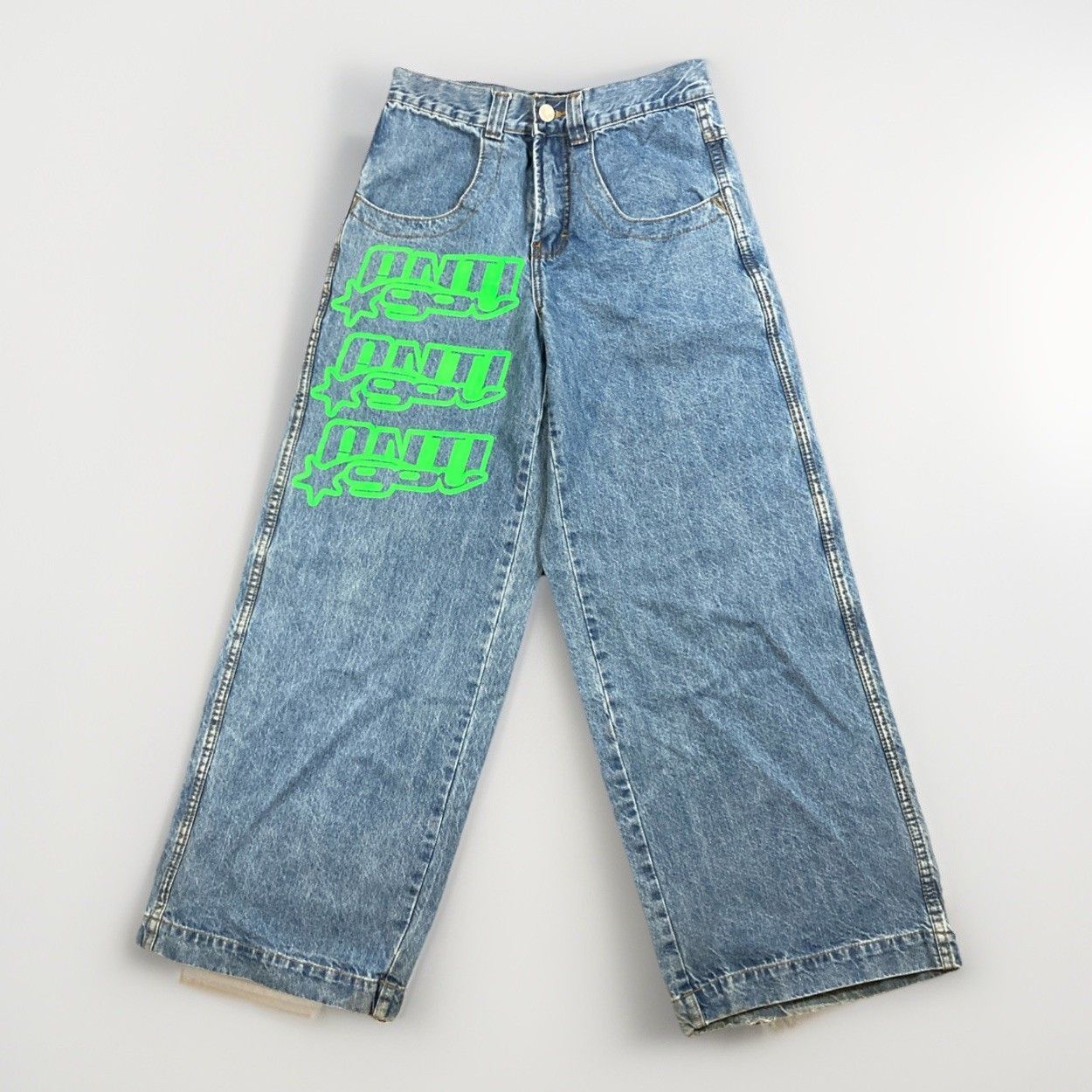 JNCO JNCO 85 "Anti Gov" Y2k Grunge Skater Denim Jeans Mens sz 30 Size US 30 / EU 46 - 1 Thumbnail