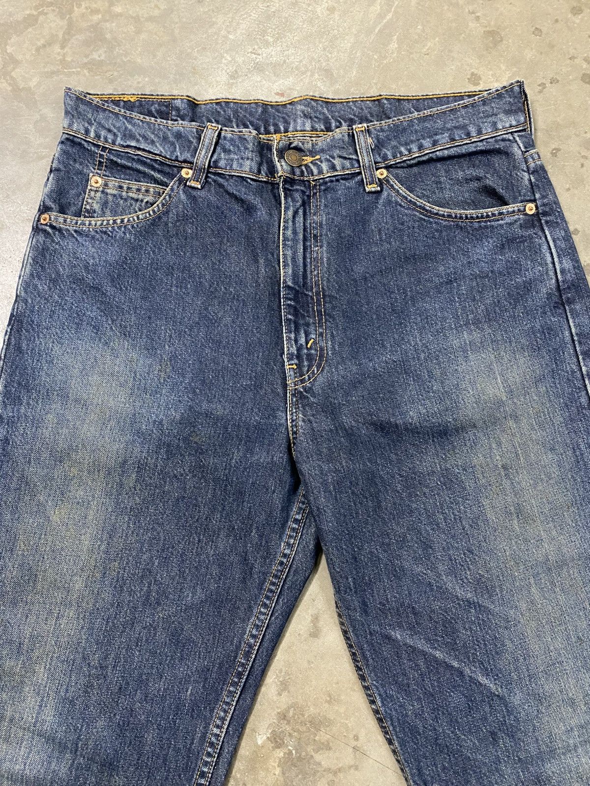 Hysteric Glamour × If Six Was Nine × Levi's Vintage Levis 612 Orange Tag Mud Rusty Denim Jeans @276 Size US 33 - 4 Thumbnail