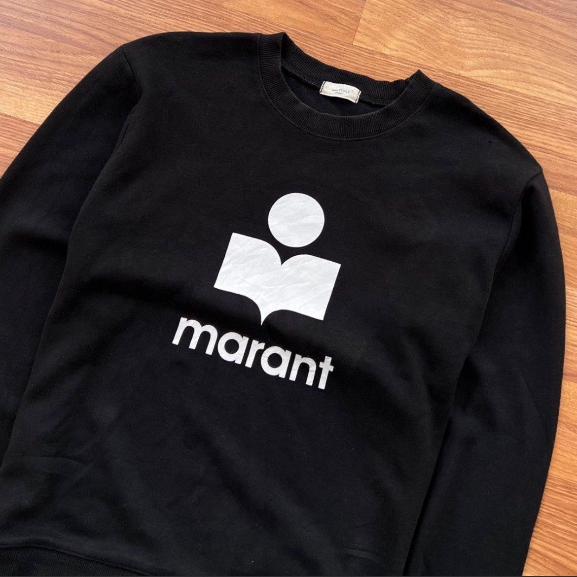 Isabel Marant × Isabel Marant Etoile Isabel Marant Big Basic Logo Hoodie Size US L / EU 52-54 / 3 - 2 Thumbnail