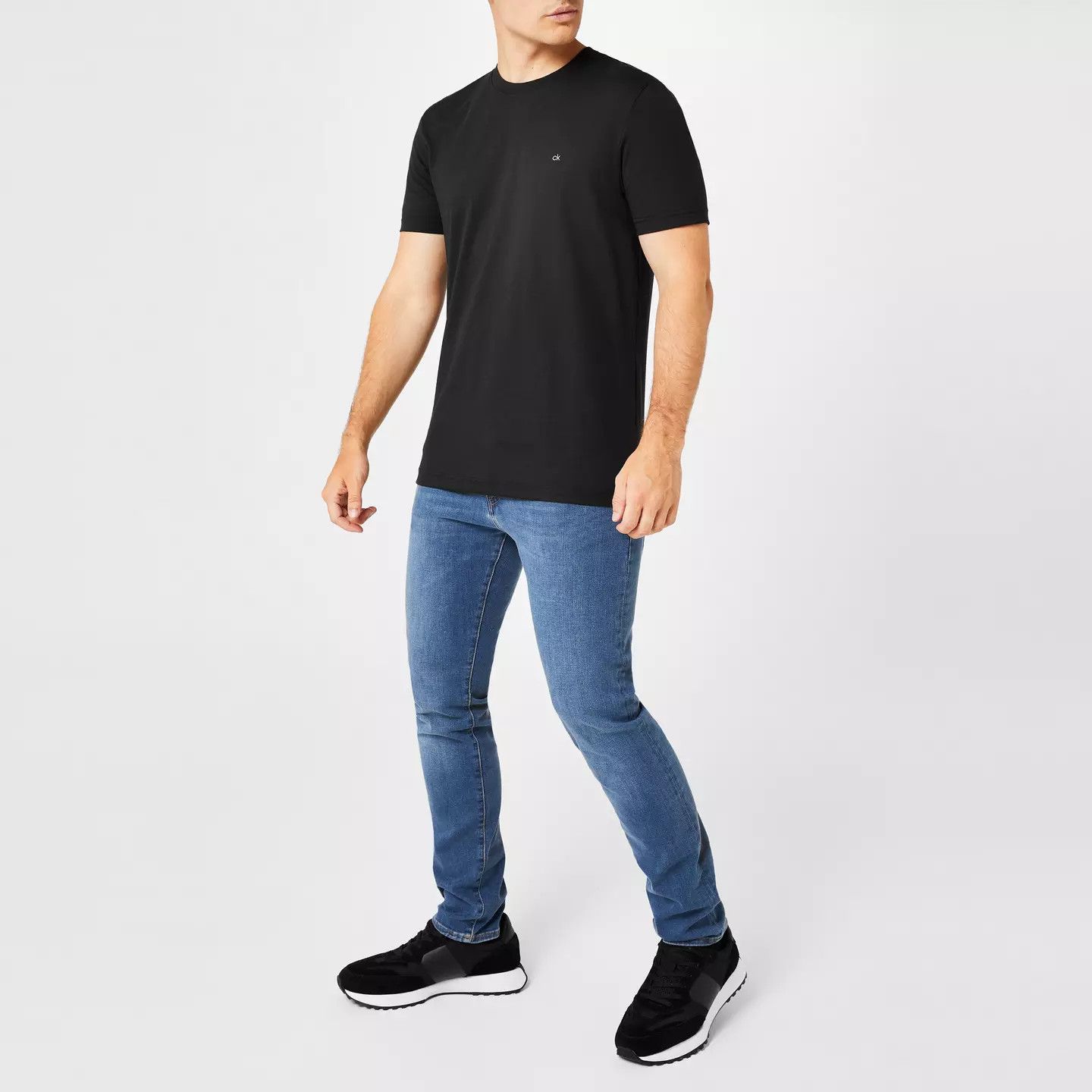 Calvin Klein o1g2r1mq0426 Suede Trainers in Black Size US 13 / EU 46 - 6 Thumbnail