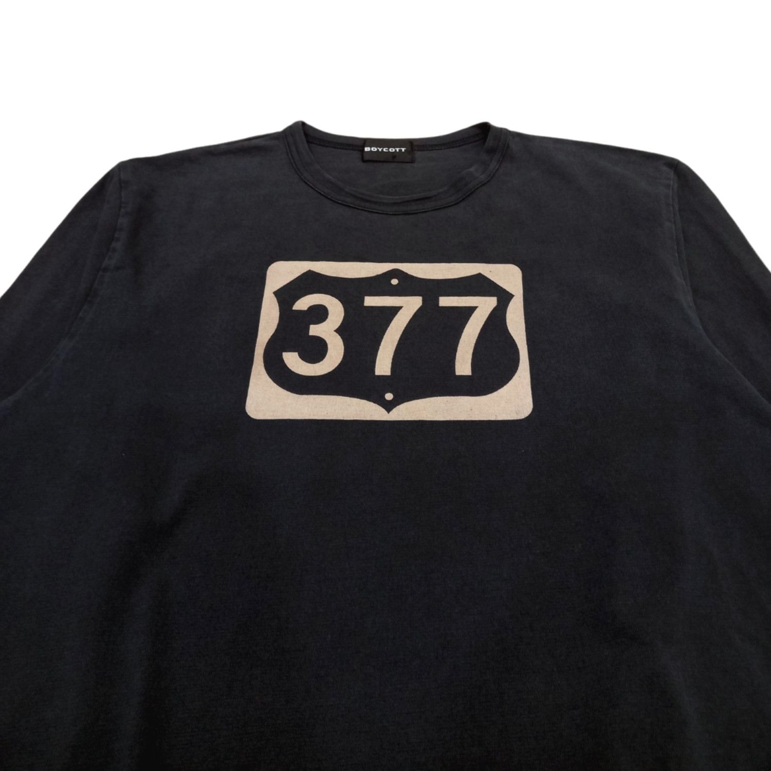 Boycott Boycott Japanese Streetwear Brand "377" LS Tee Size US M / EU 48-50 / 2 - 2 Thumbnail