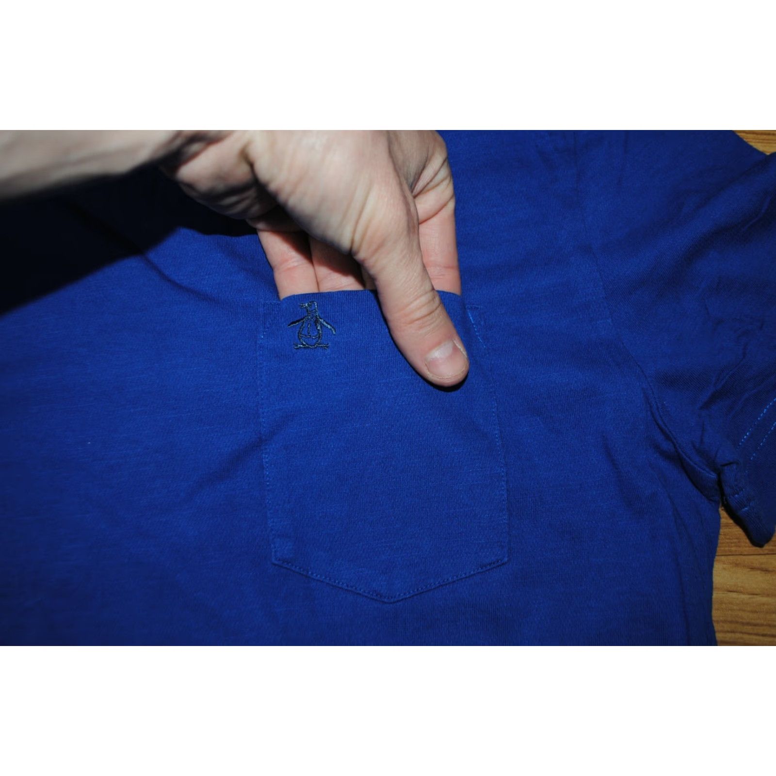 Original Penguin Original Penguin Mens T-Shirt Size Small Blue Color 100% Cotton Mint Condition Shirt Mens Small Blue 100% Cotton Size US S / EU 44-46 / 1 - 3 Thumbnail