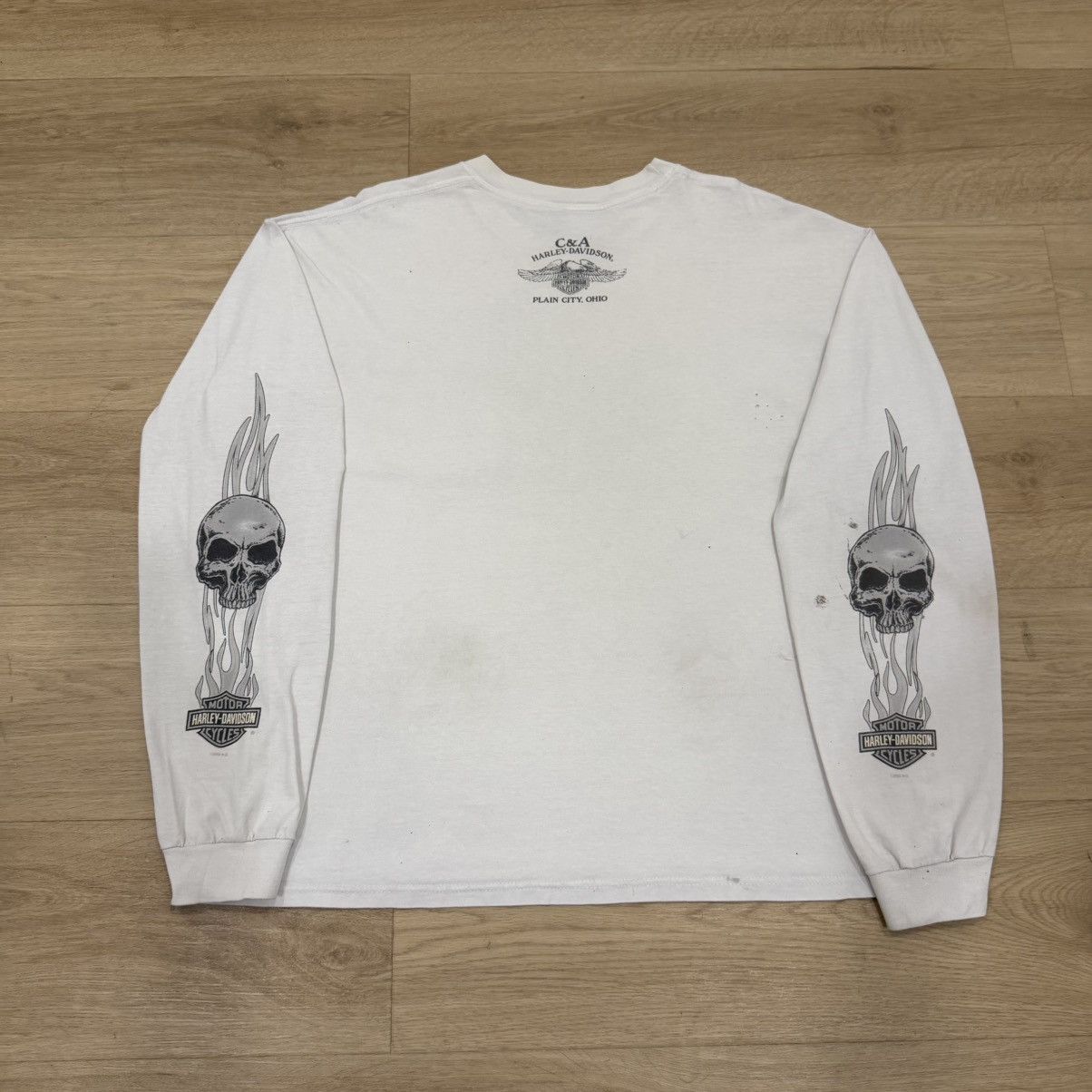 Harley Davidson VINTAGE Harley Davidson Long Sleeve Tee Size US XL / EU 56 / 4 - 2 Thumbnail
