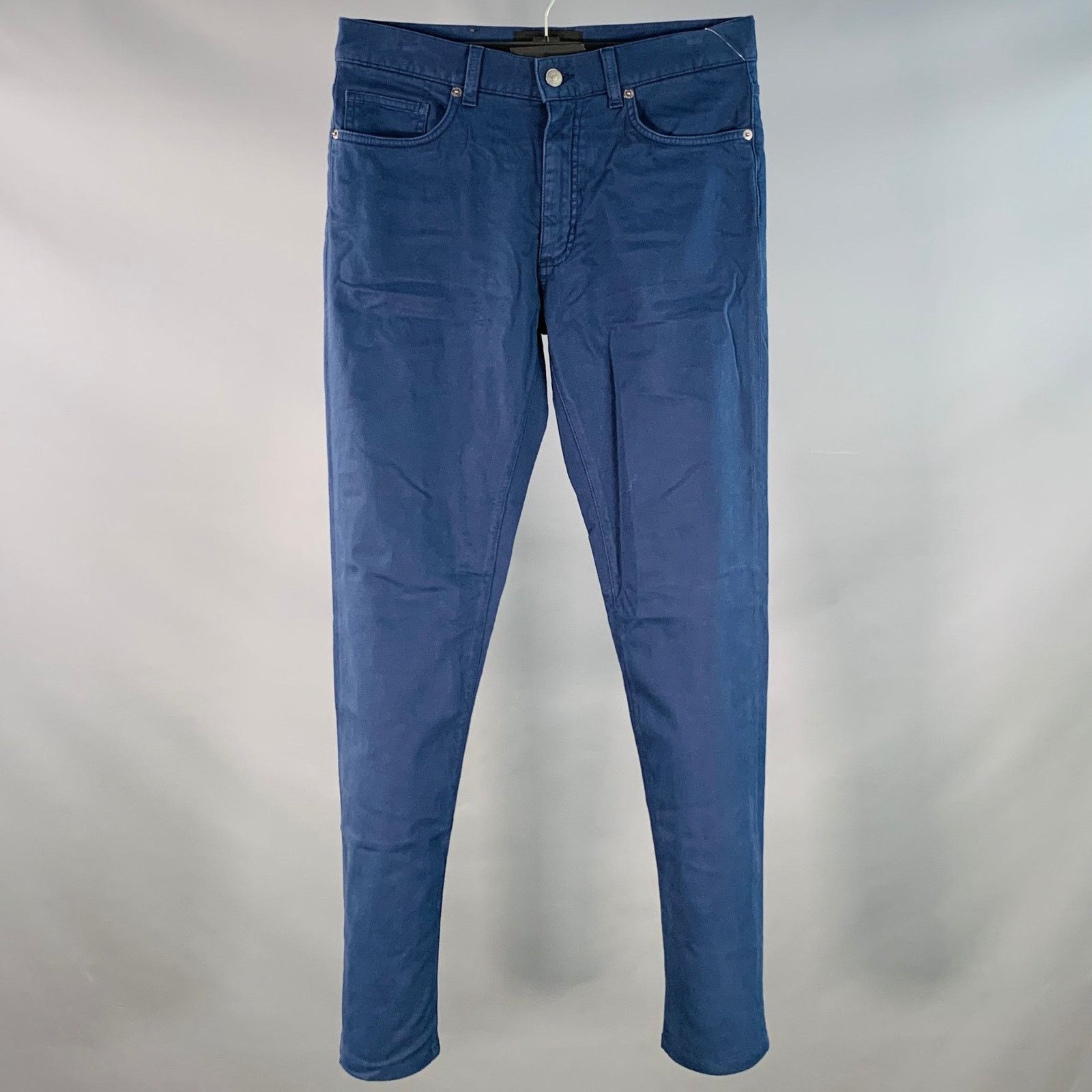 Ermenegildo Zegna Size 30 Navy Cotton Blend Jean Cut Casual Pants Size US 30 / EU 46 - 1 Thumbnail