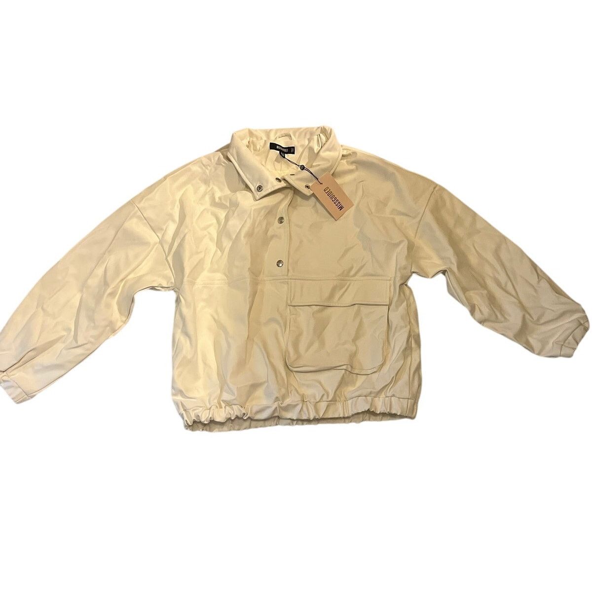 Other Missguided Windbreaker Jacket - White - Size: 8 Size M / US 6-8 / IT 42-44 - 1 Thumbnail