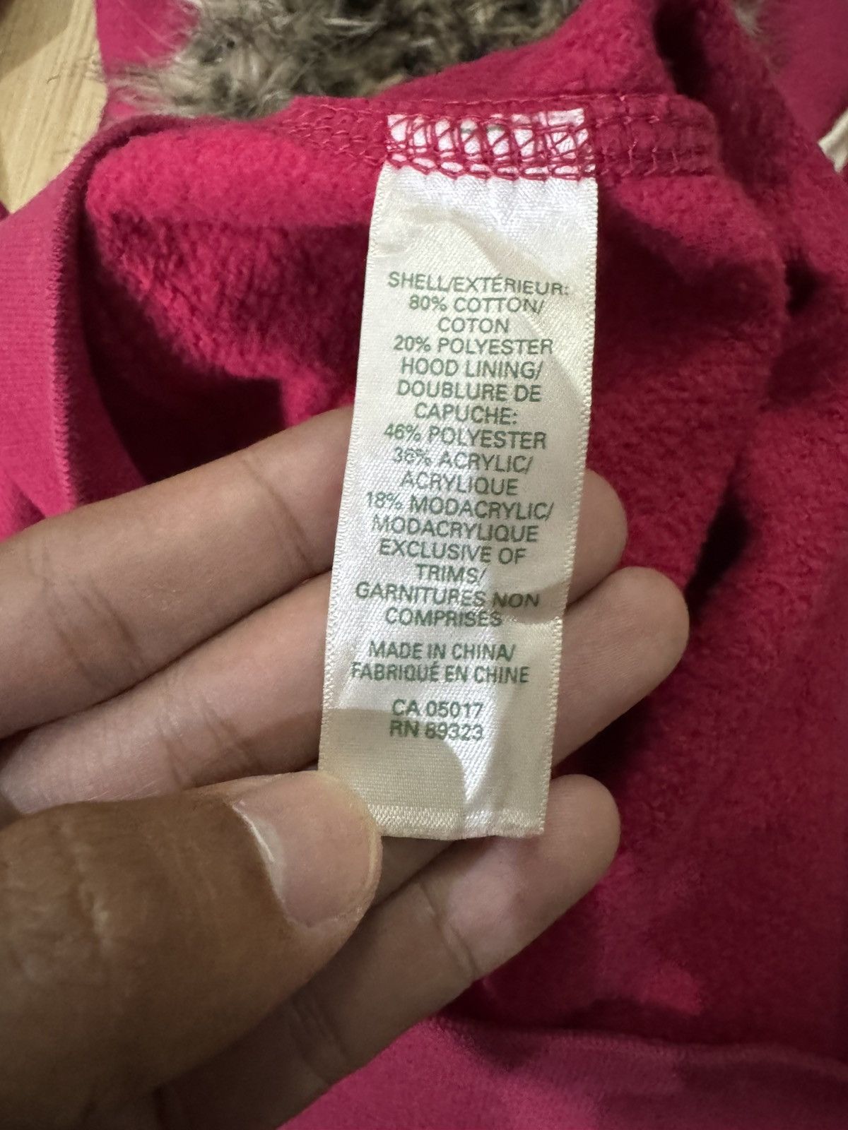 Japanese Brand PINK FUR HOODIE BY ROOTS CANADA LIKE LGB STYLE Size US S / EU 44-46 / 1 - 6 Thumbnail