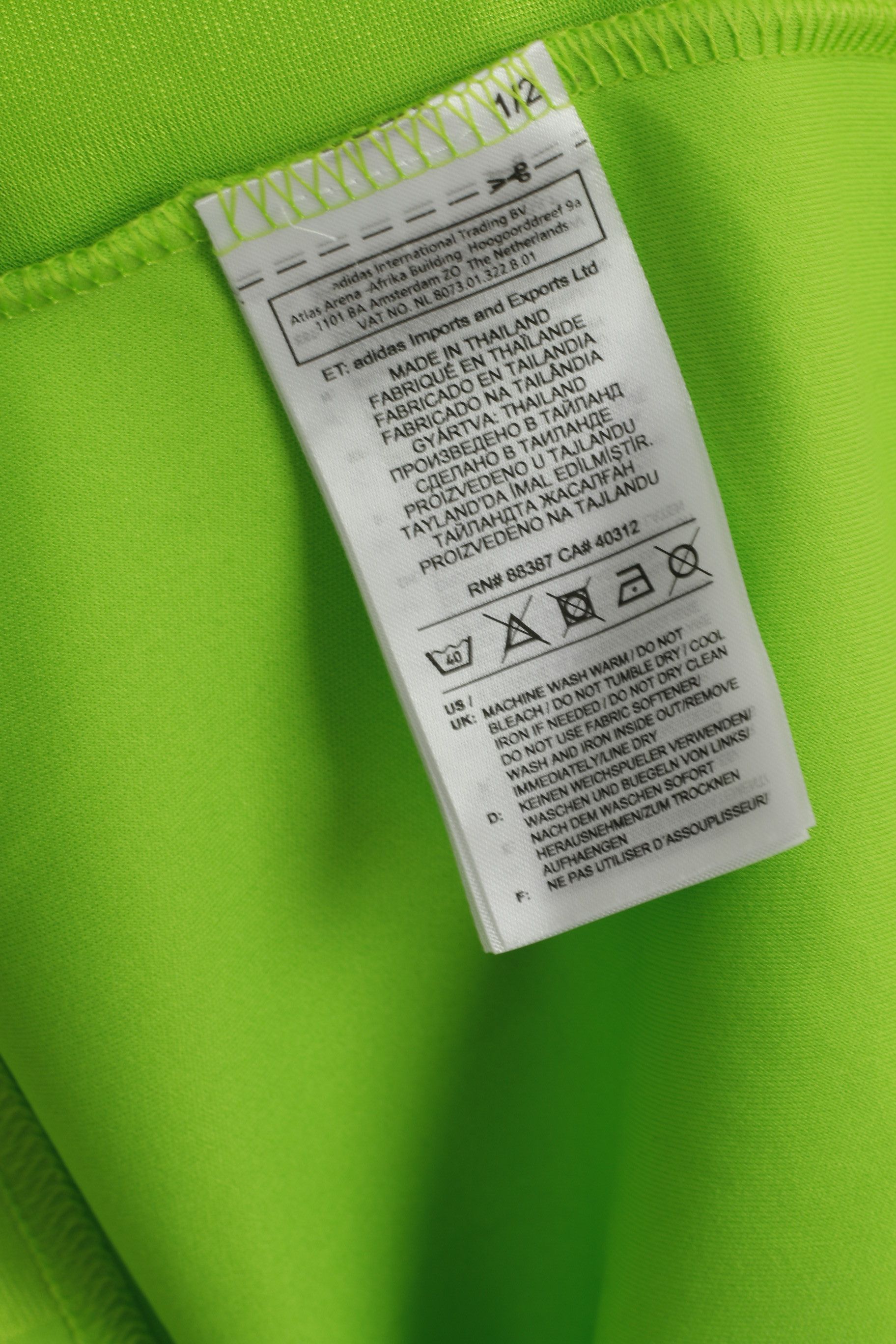 Adidas Adidas Men M Shirt Green Scottish FA Referee 8841 Size US M / EU 48-50 / 2 - 4 Thumbnail