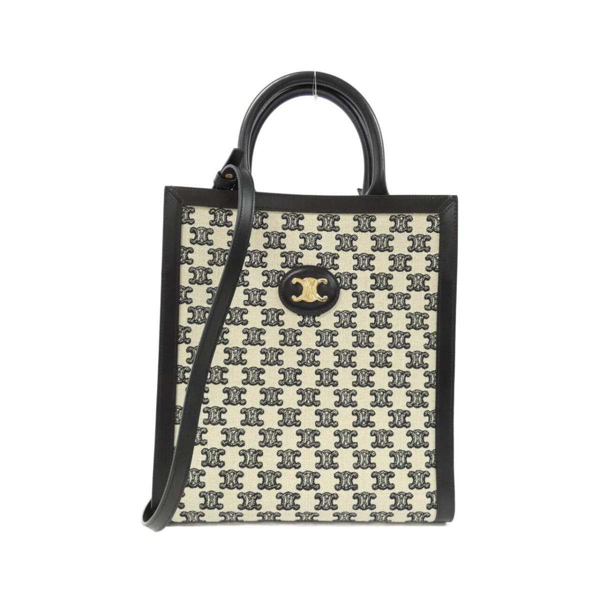 image of Celine Small Vertical Hippo Bag in Black, Women's