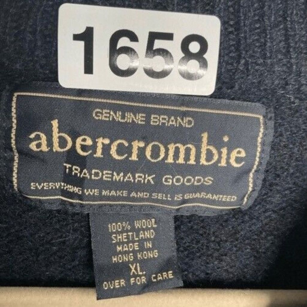 Abercrombie & Fitch VTG Abercrombie & Fitch Wool Knit CrewNeck Sweater Men XL Size US XL / EU 56 / 4 - 2 Thumbnail