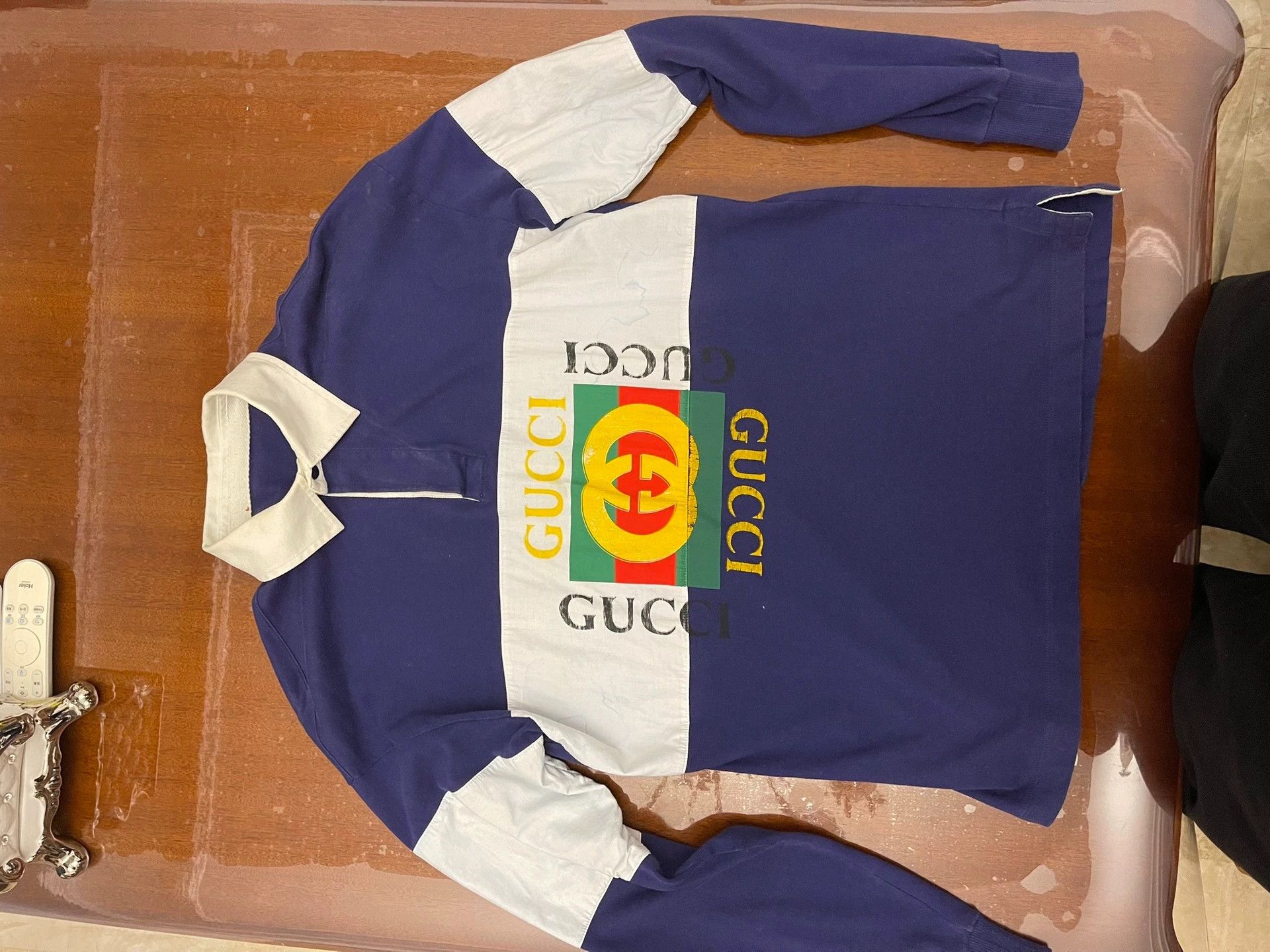 Gucci Gucci Classic Logo Sweatshirt XS (Fits L) 56/112cm Size US XS / EU 42 / 0 - 1 Thumbnail