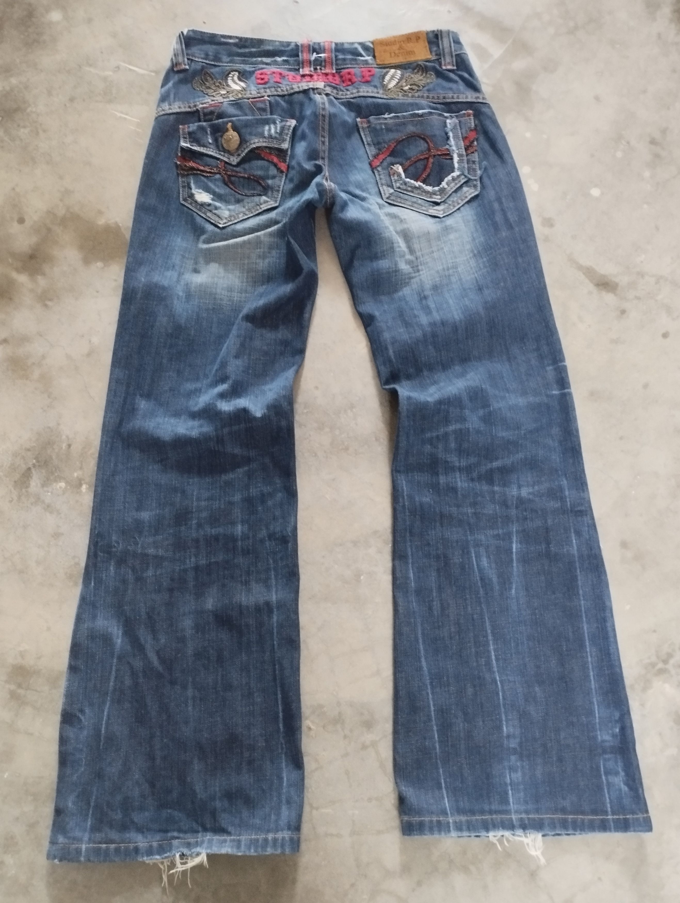 Other Flare Jeans Stone Wash Studio RP Low Rise Bootcut Jeans Size US 29 - 2 Thumbnail