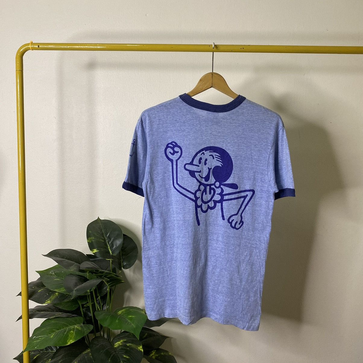 Cartoon Network × Vintage Vintage 1980s Olive Oyl Popeye The Sailor Man Ringer Tee Size US S / EU 44-46 / 1 - 7 Thumbnail