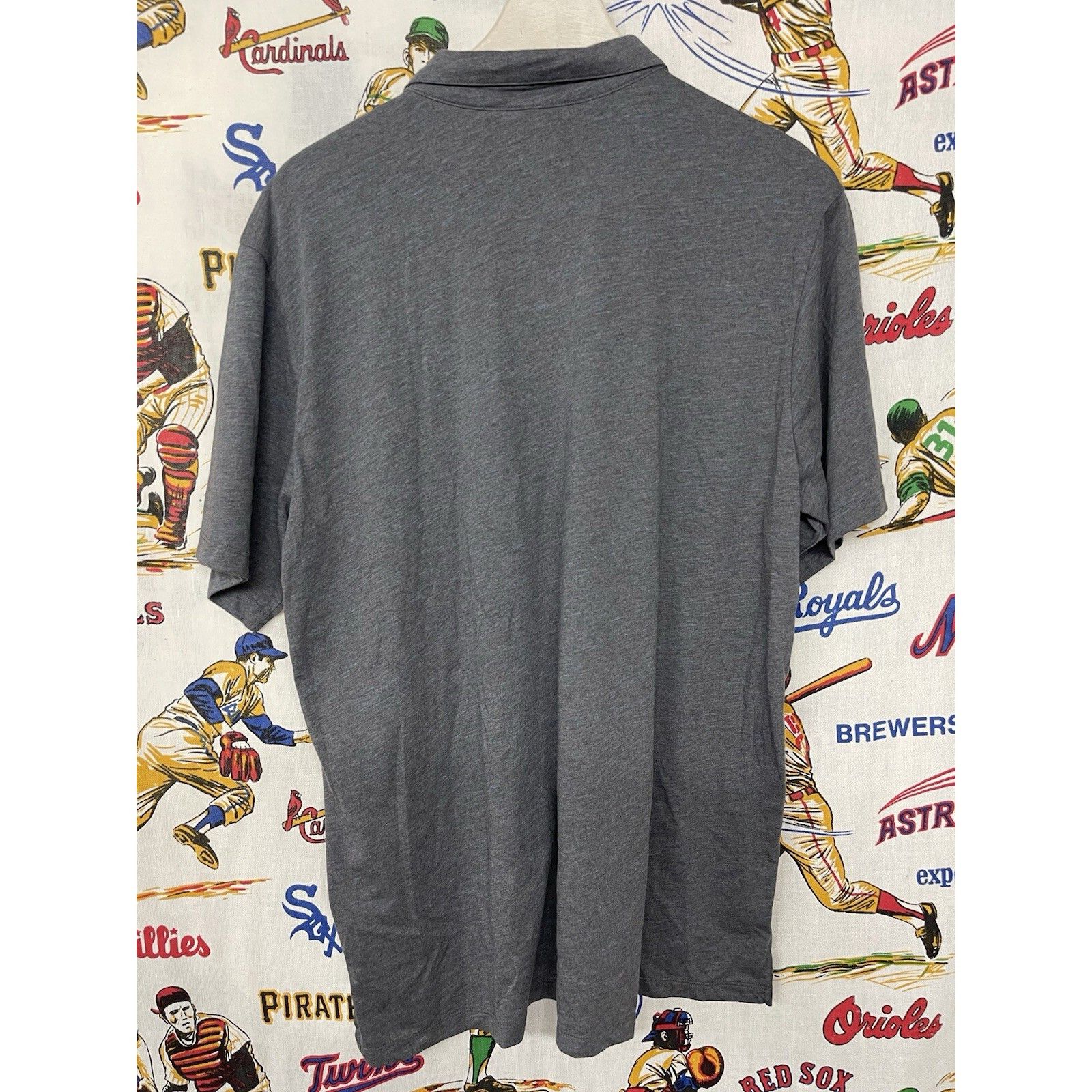 Hurley MENS HURLEY x NIKE DriFIT Coronado Polo (AR7114-045) GREY/BL Size US XL / EU 56 / 4 - 5 Thumbnail