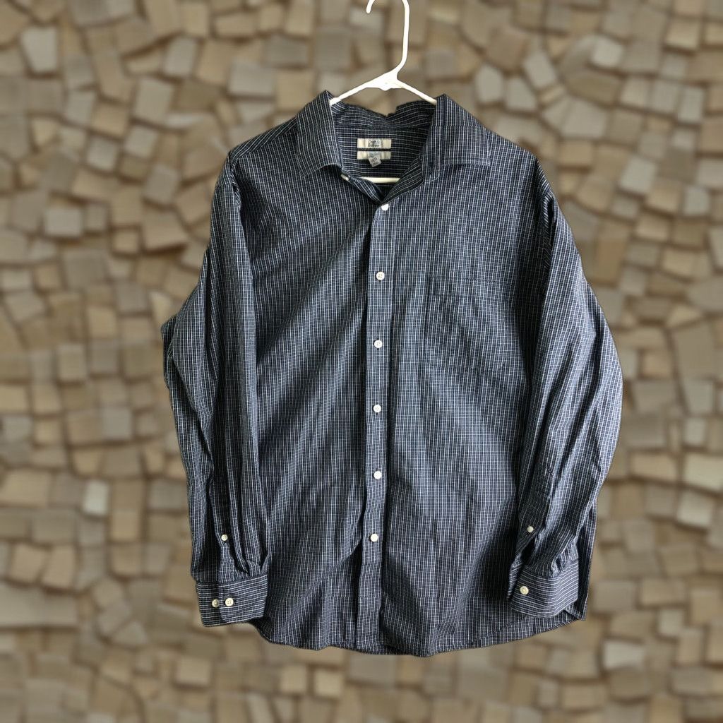 Croft & Barrow Croft & Barrow Shirt Mens Blue Long Sleeve Spread Collar Size 17 34/35 Regular Jacket? No, Shirt. Size US XL / EU 56 / 4 - 1 Thumbnail