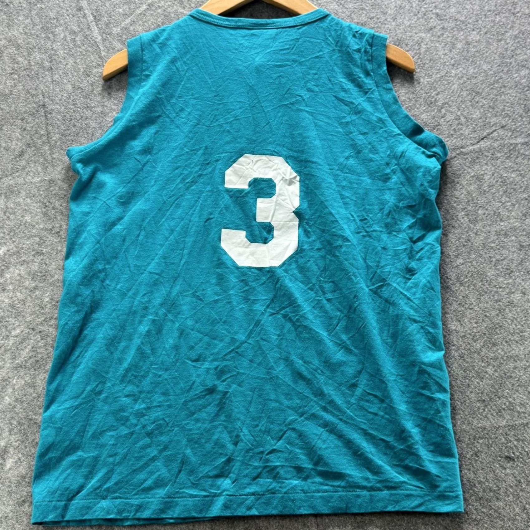 Vintage EAGLE USA Shirt Mens M Blue Henley Sleeveless Tee Graphic Print CAPITOL SPORT Blazers Logo 2011 Summer Size US M / EU 48-50 / 2 - 7 Thumbnail