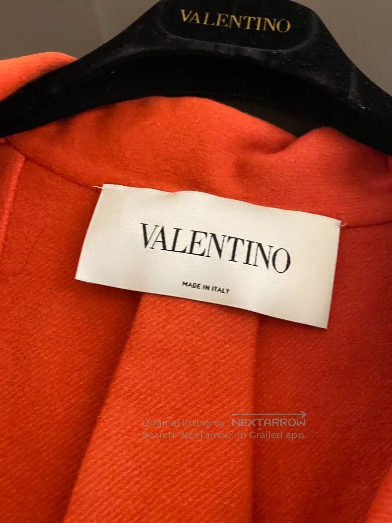Valentino Valentino Orange-pink wool coat Size M / US 6-8 / IT 42-44 - 2 Thumbnail