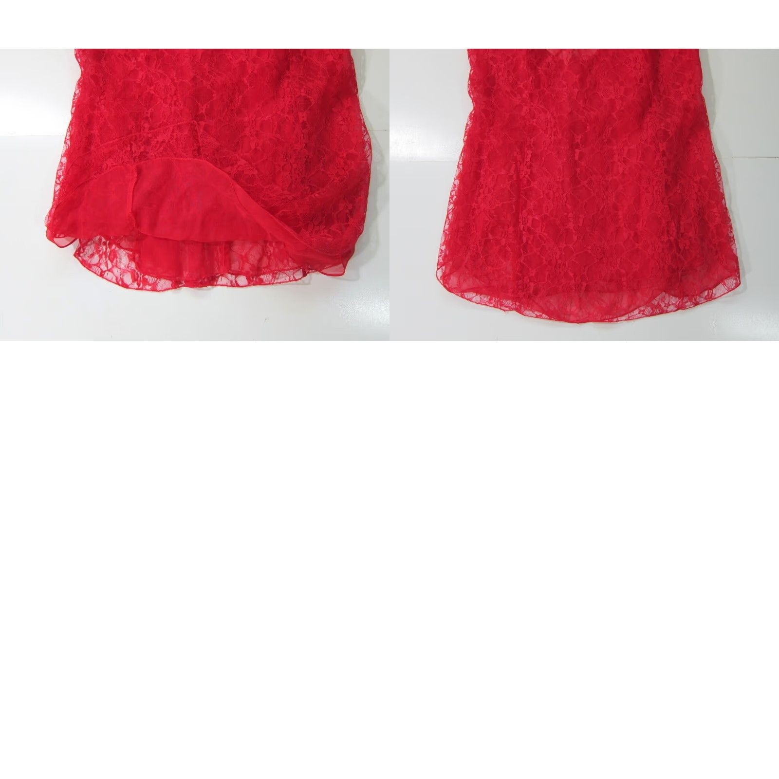 Victoria's Secret VINTAGE Victoria's Secret Red Lace Nightgown Cami Large Lingerie Spaghetti Strap Women Size ONE SIZE - 8 Thumbnail