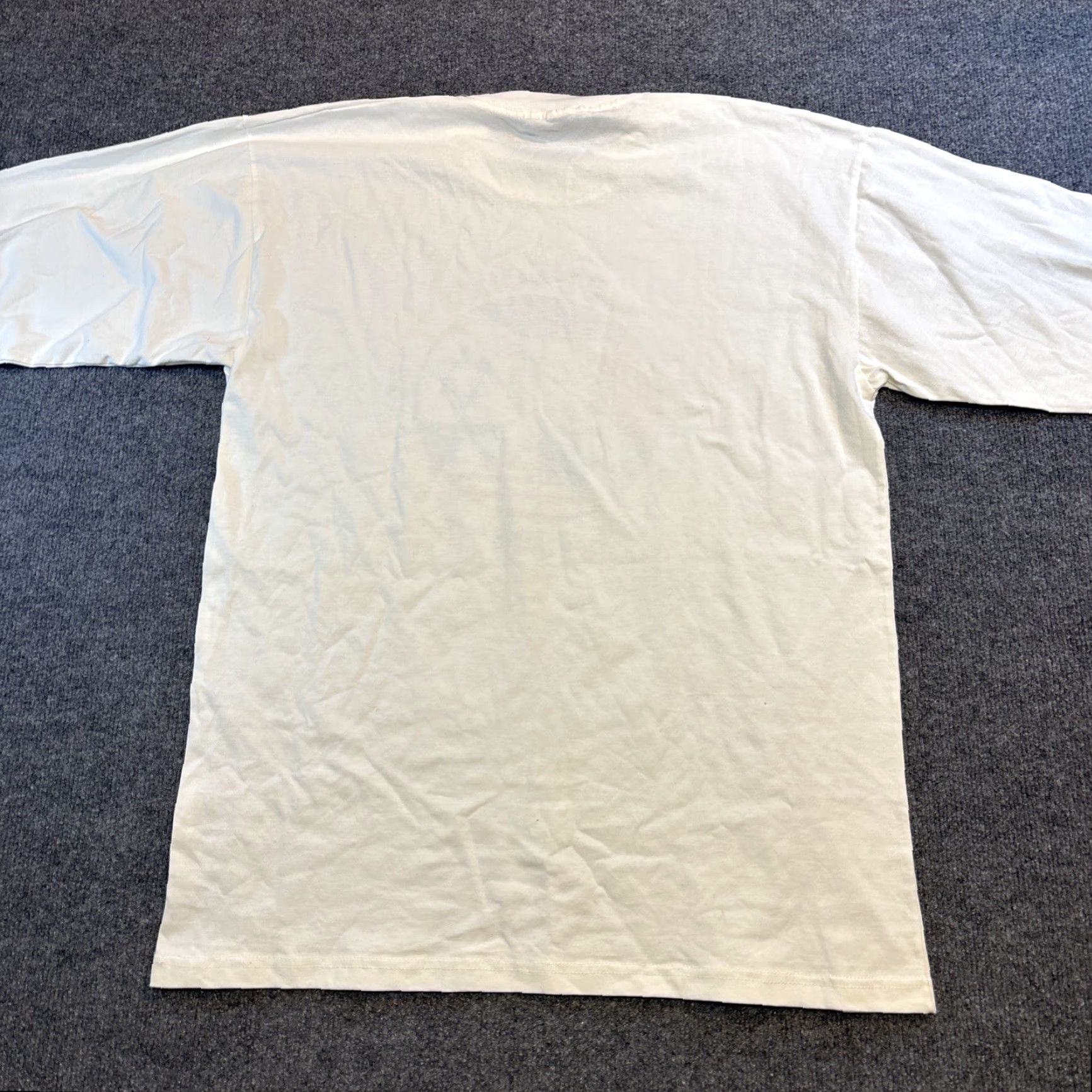 Vintage VINTAGE Israel Peace 1994 Crewneck Sweater Unisex 2XL White Peace Gaza Palestine War Mens Womens Size US XXL / EU 58 / 5 - 5 Thumbnail