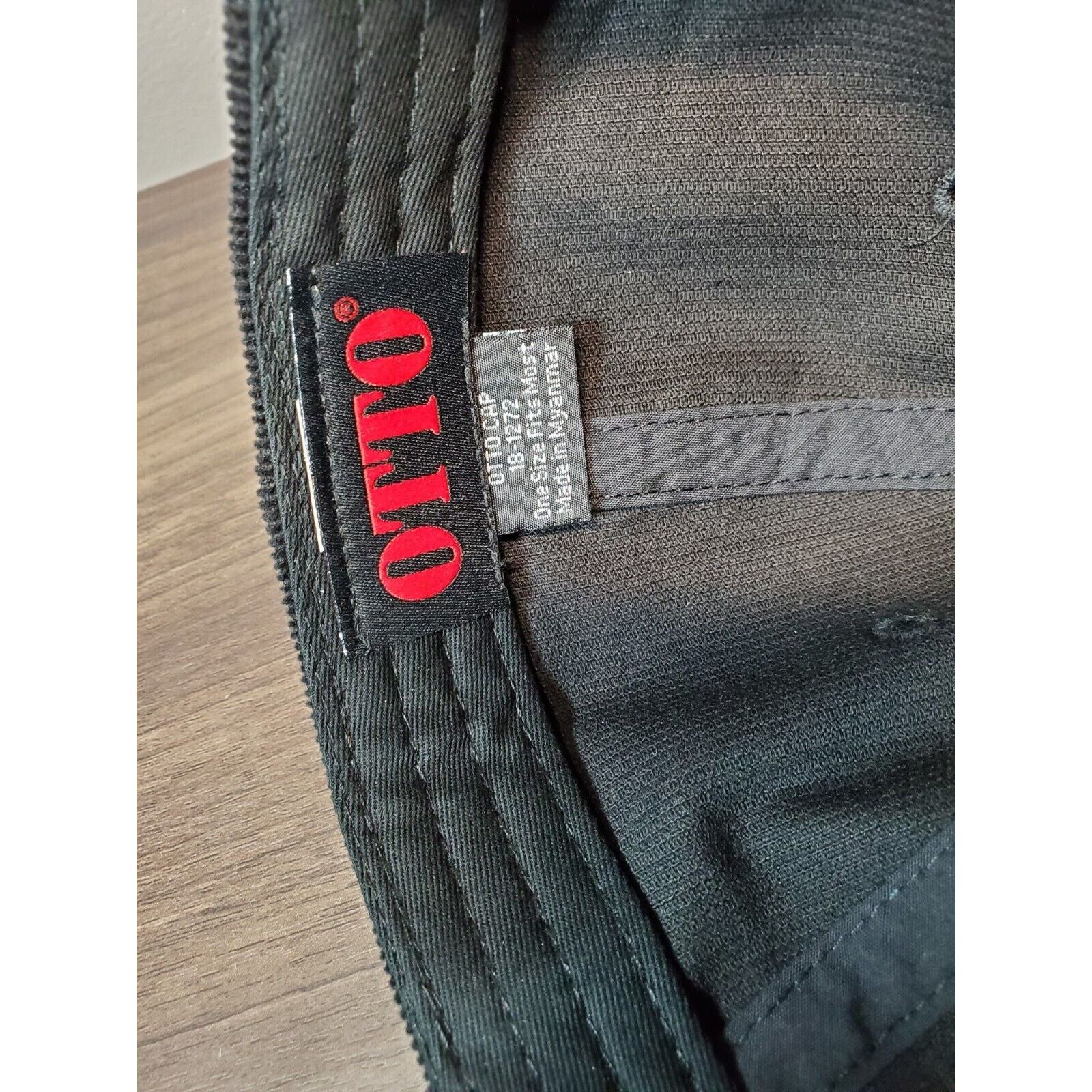 Otto HEY BOO Hat Black Corduroy Adjustable Baseball Cap OTTO Size ONE SIZE - 11 Thumbnail